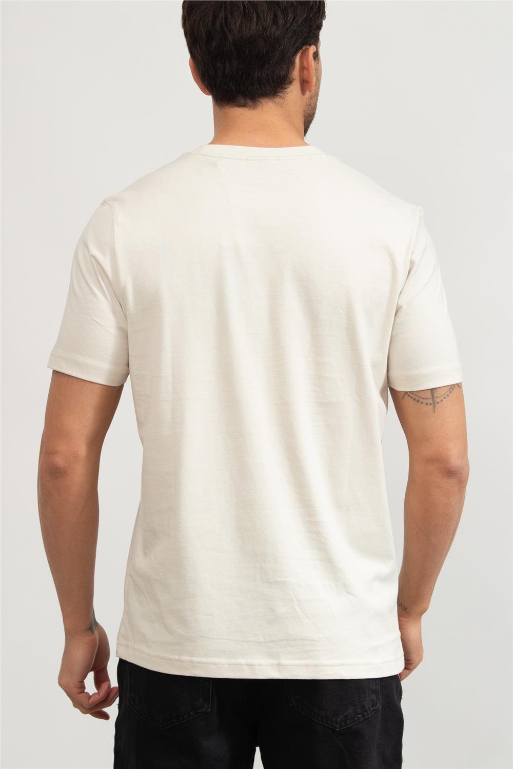 Boss Tee Iconic Zone Erkek Bisiklet Yaka T-Shirt