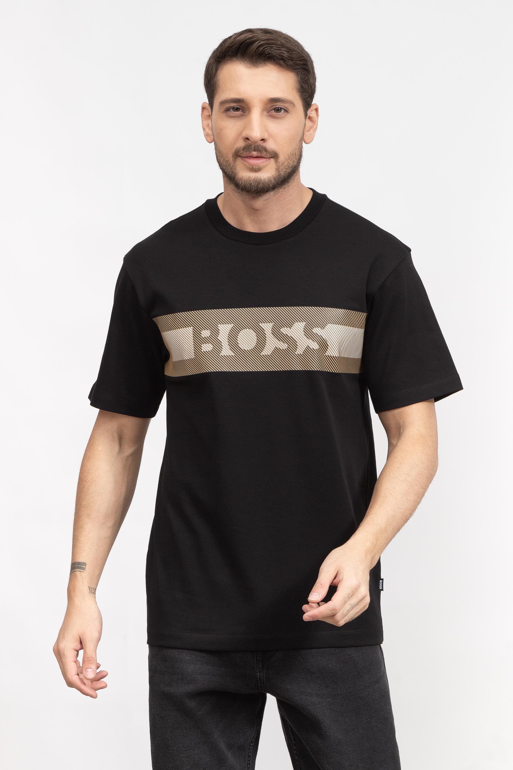 Boss Tessin Erkek Bisiklet Yaka T-Shirt