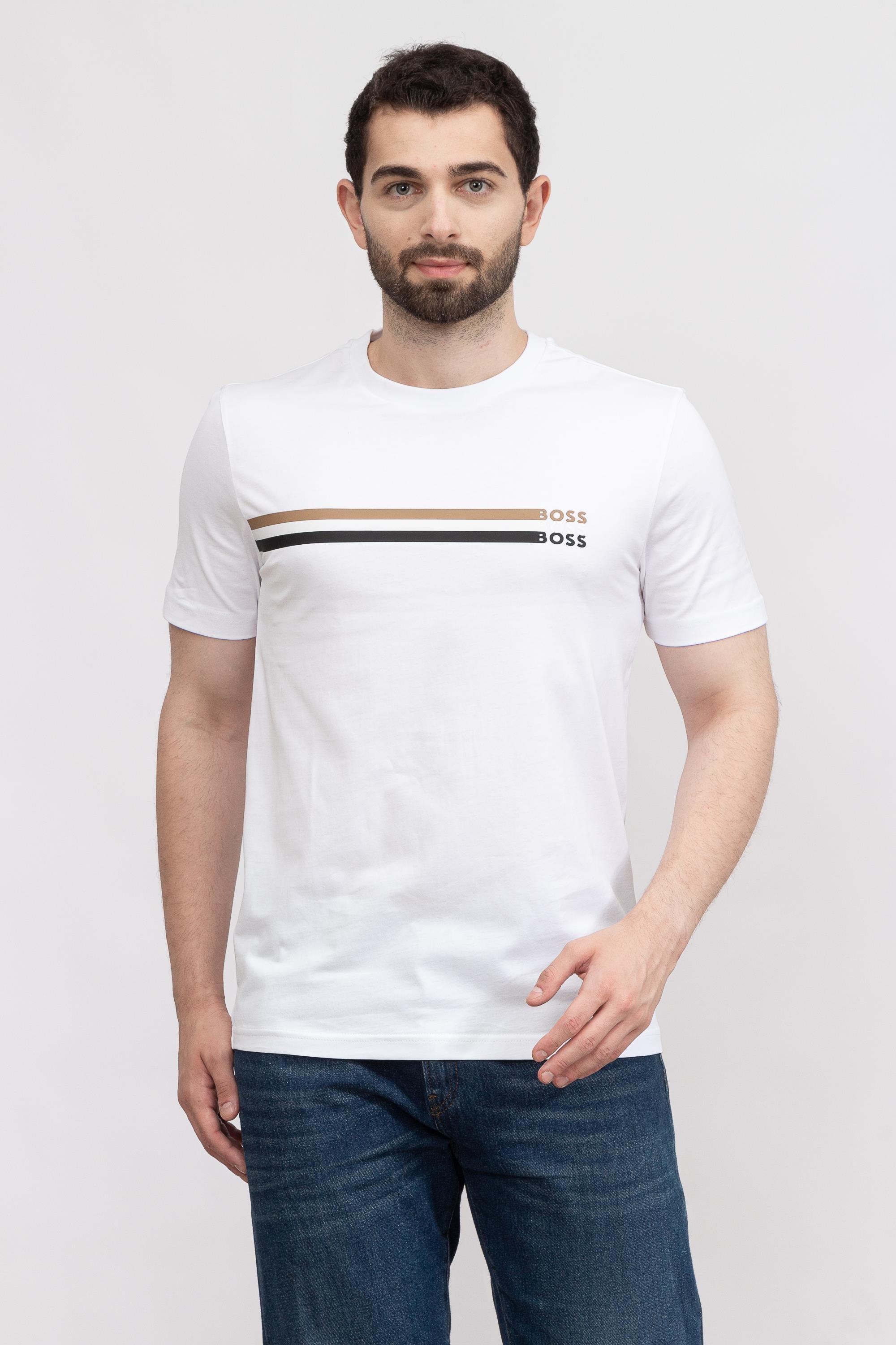 Boss Tiburt Erkek Bisiklet Yaka T-Shirt