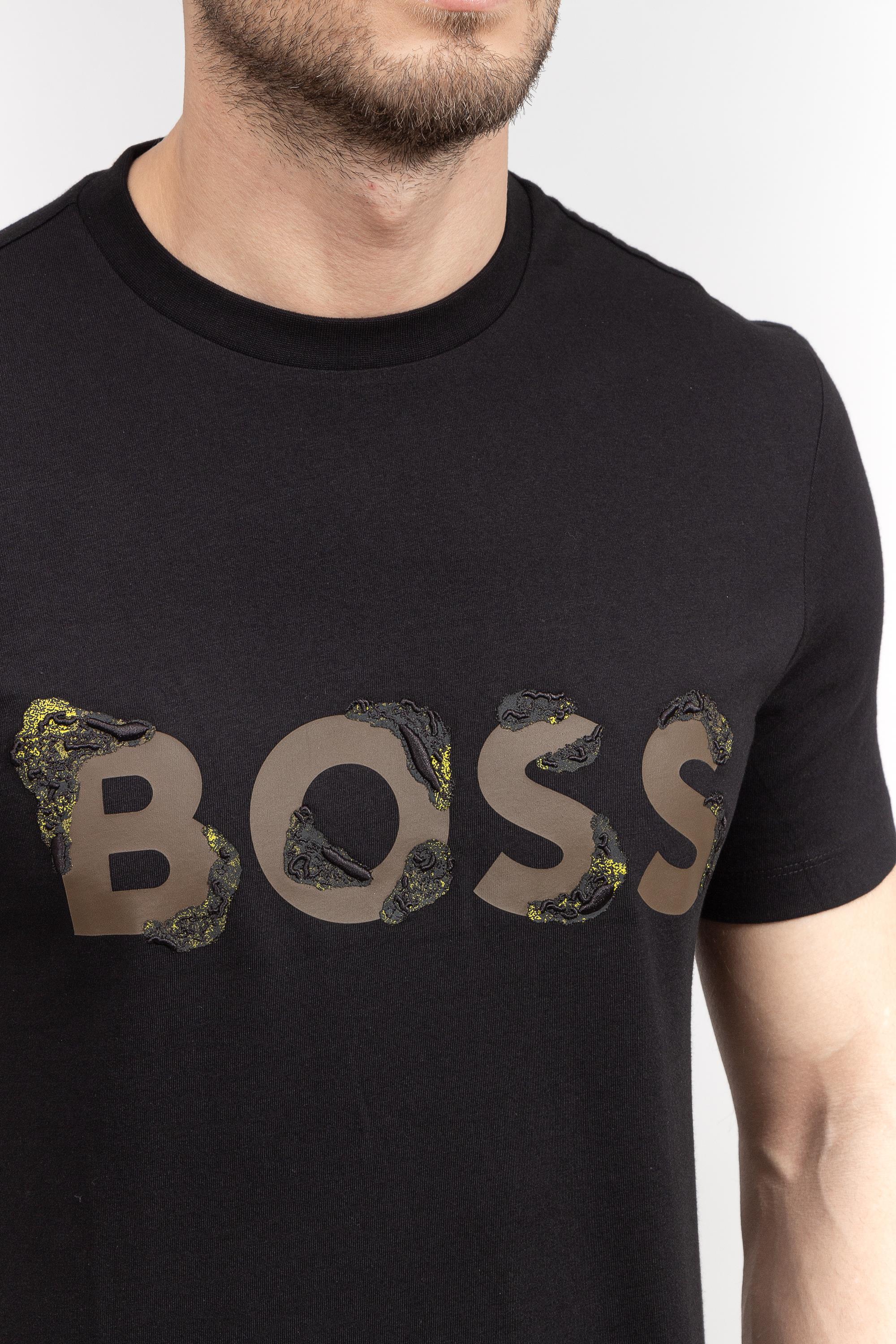Boss Tiburt Erkek Bisiklet Yaka T-Shirt