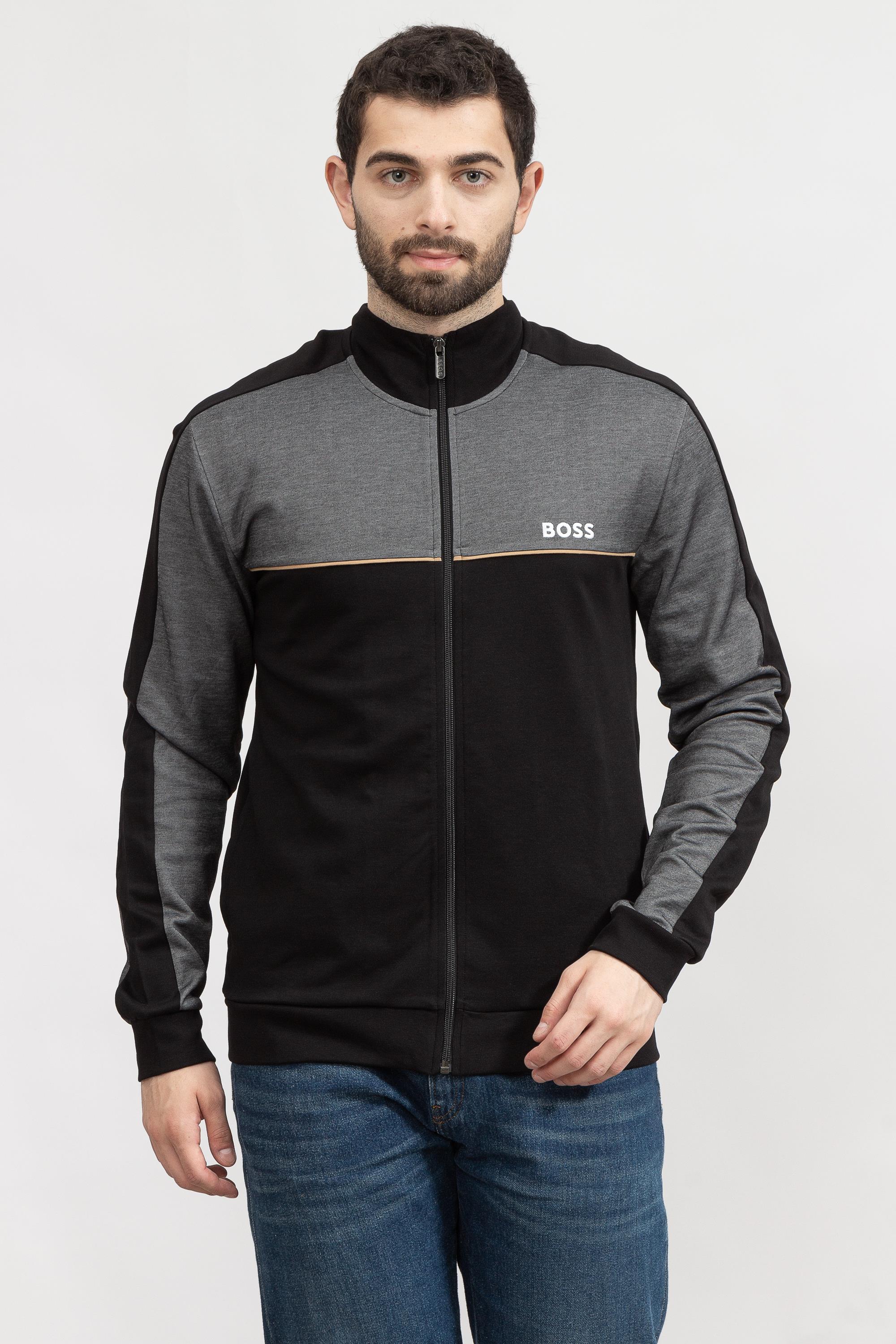 Boss Tracksuit Erkek Fermuarlı Sweatshirt