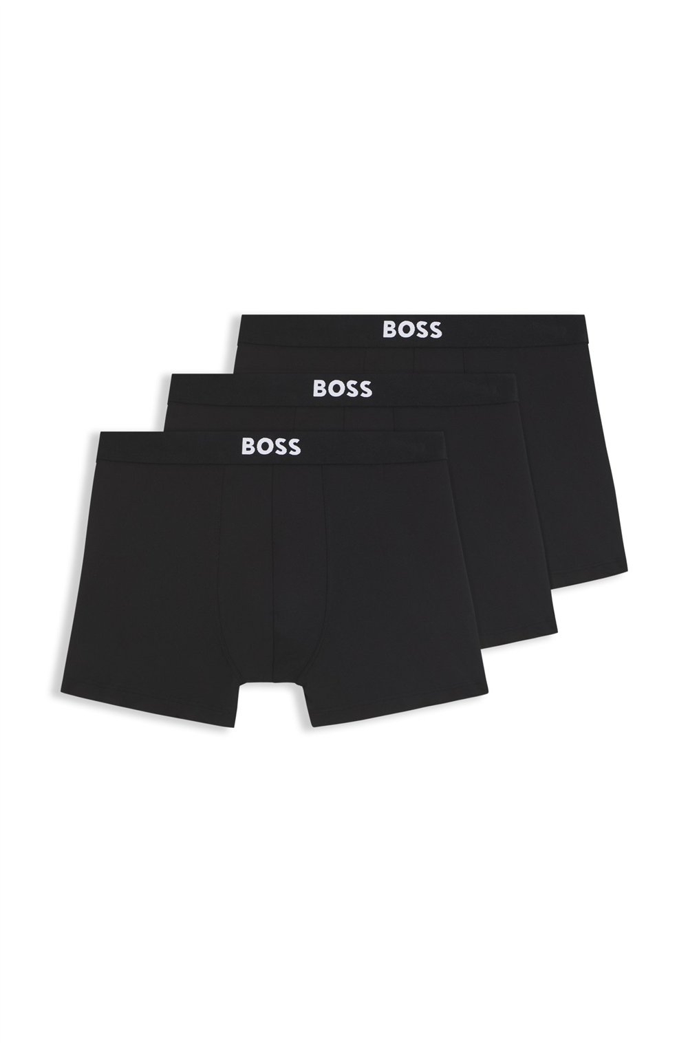 Boss Trunk 3P Micro One Erkek 3lü Boxer Siyah