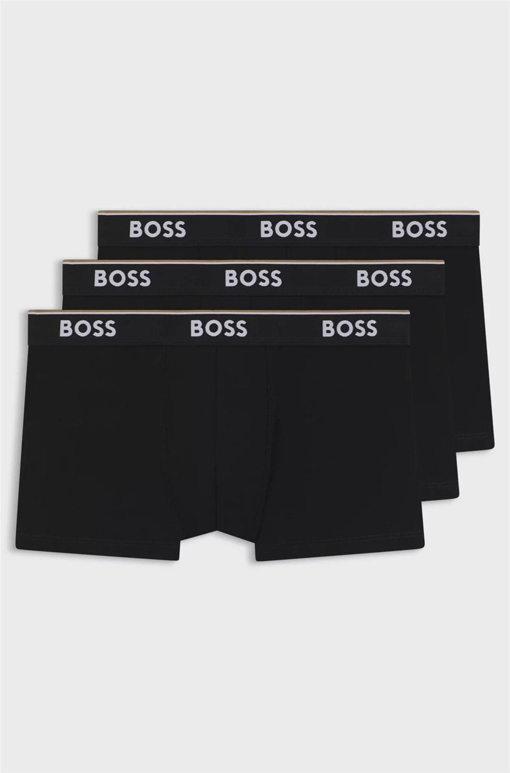 Boss Trunk 3P Power Erkek 3lü Boxer Siyah