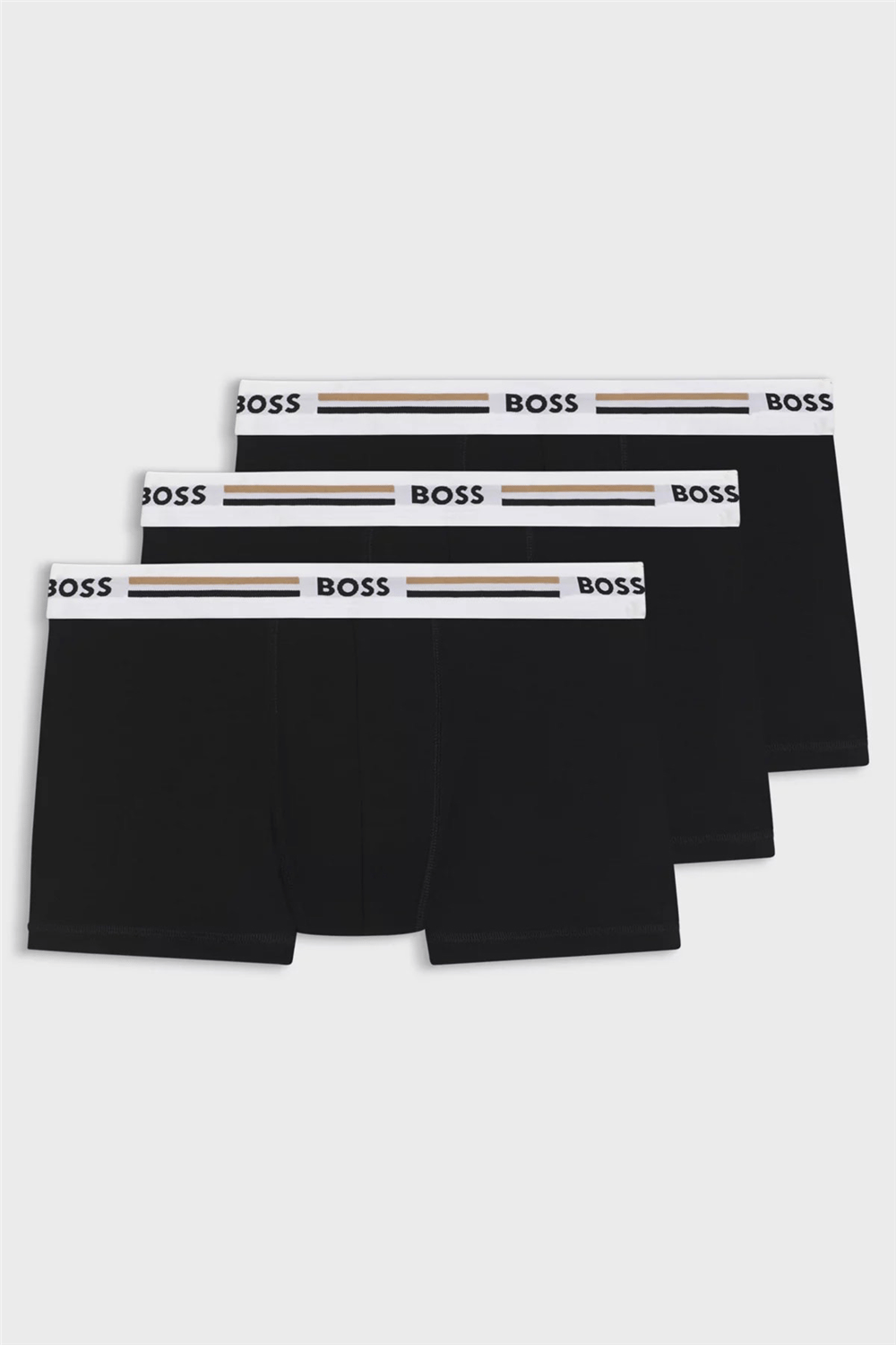 Boss Trunk 3P Revive Erkek 3lü Boxer Siyah