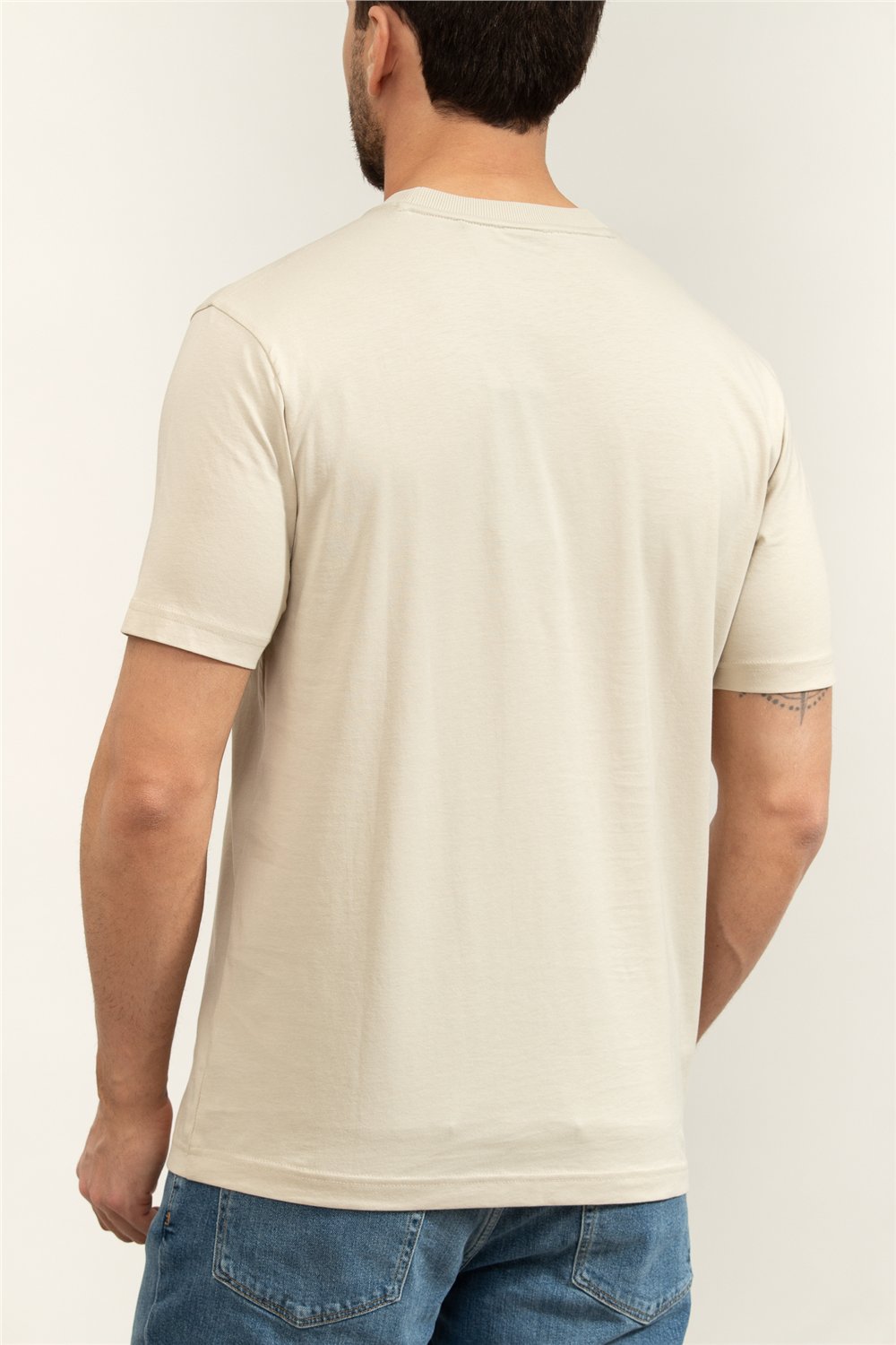 BOSS Ts Logo Erkek Bisiklet Yaka T-Shirt