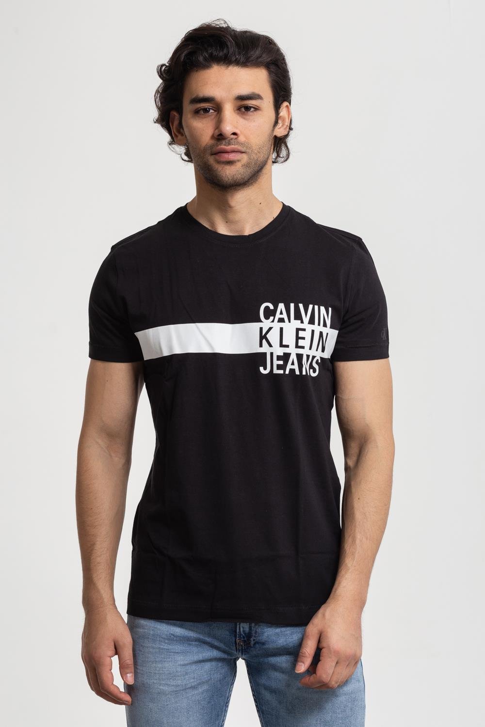 Calvin Klein %100 Organik Pamuklu Slim Fit Erkek T-Shirt