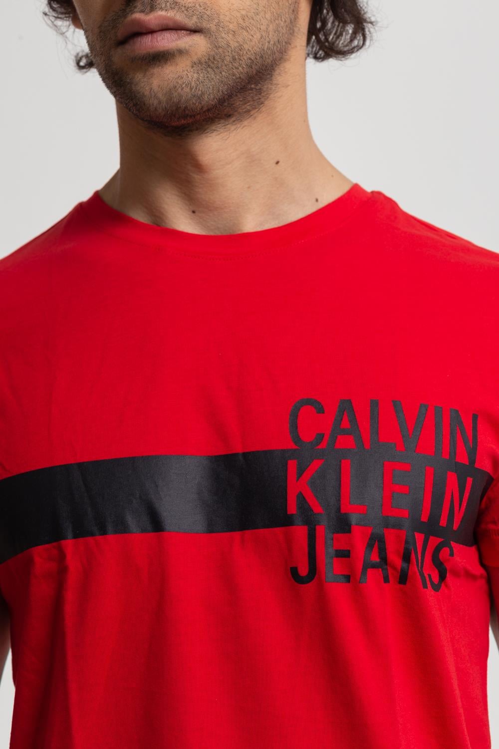 Calvin Klein %100 Organik Pamuklu Slim Fit Erkek T-Shirt