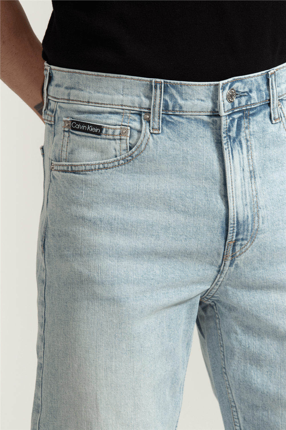 Calvin Klein 90S Straight Spotlight Jean Erkek Jean Pantolon