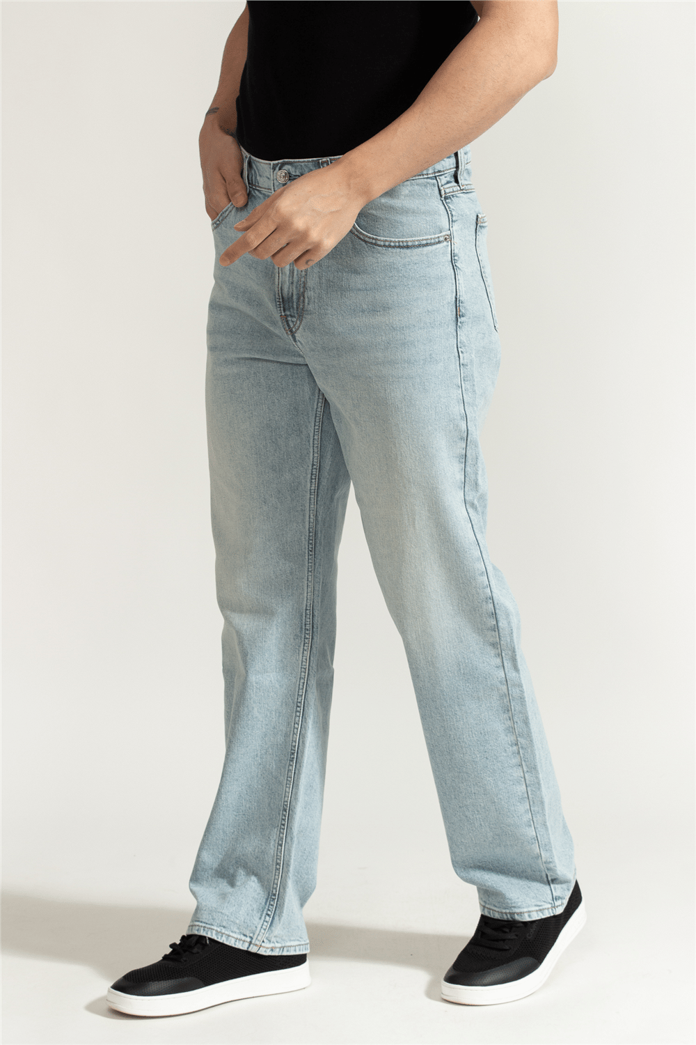 Calvin Klein 90S Straight Spotlight Jean Erkek Jean Pantolon