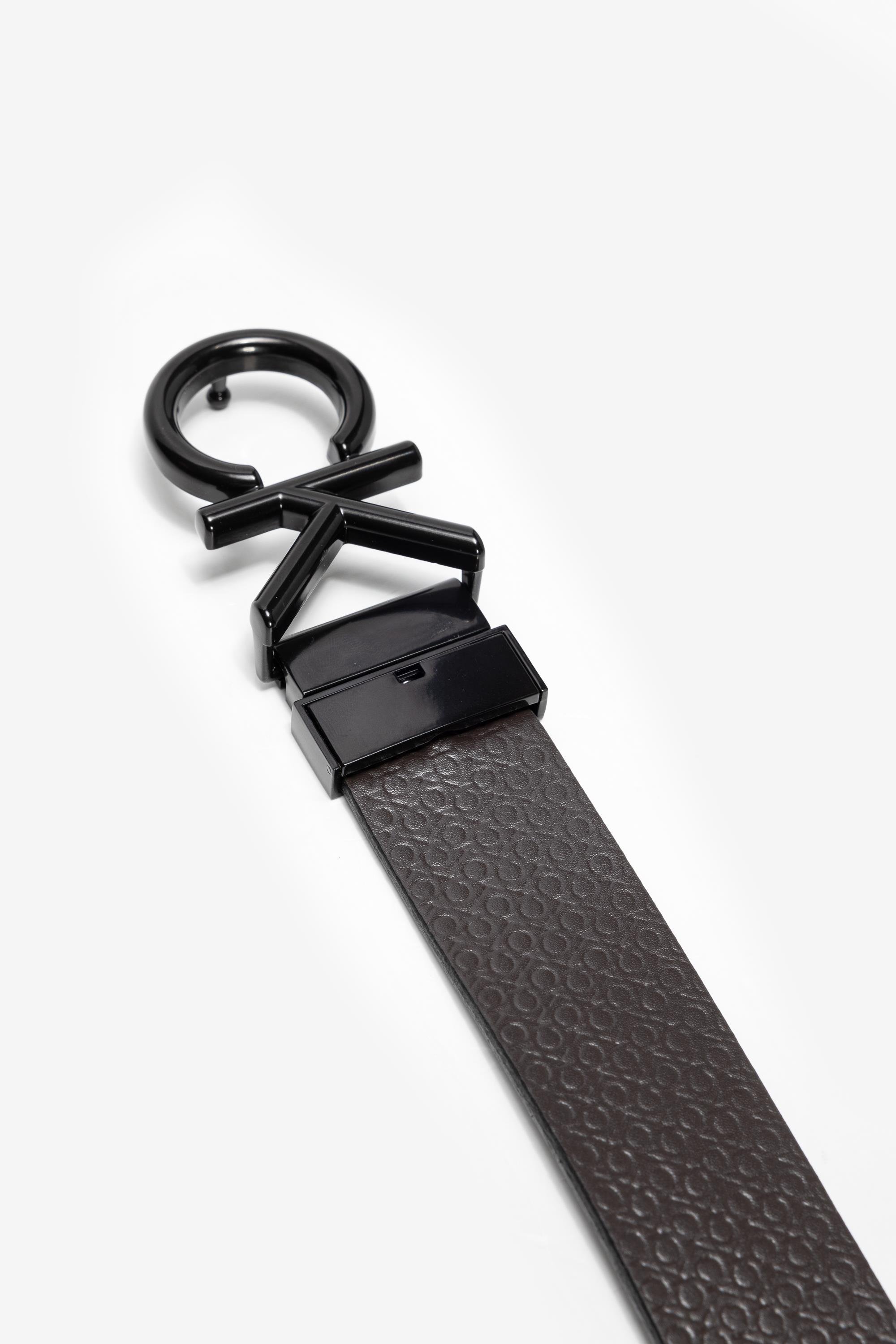 Calvin Klein Adj/Rev Ck Metal Bombe Mono 35Mm Erkek Kemer