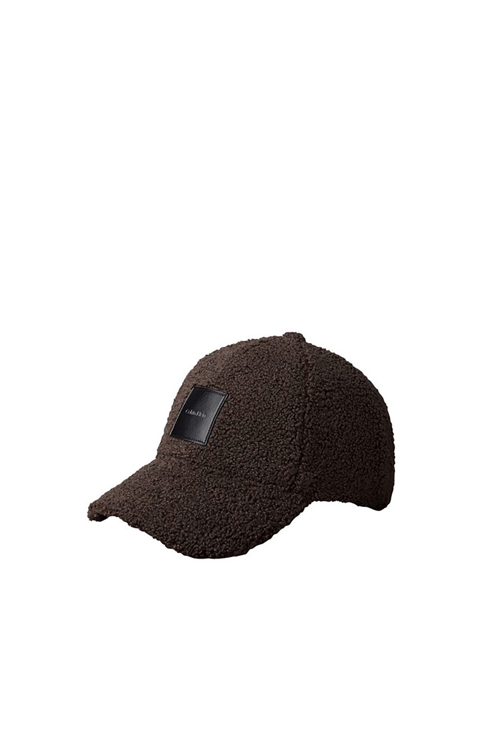 Calvin Klein All-Over Sherpa W/ Patch Cap Kadın Baseball Şapka Kahverengi