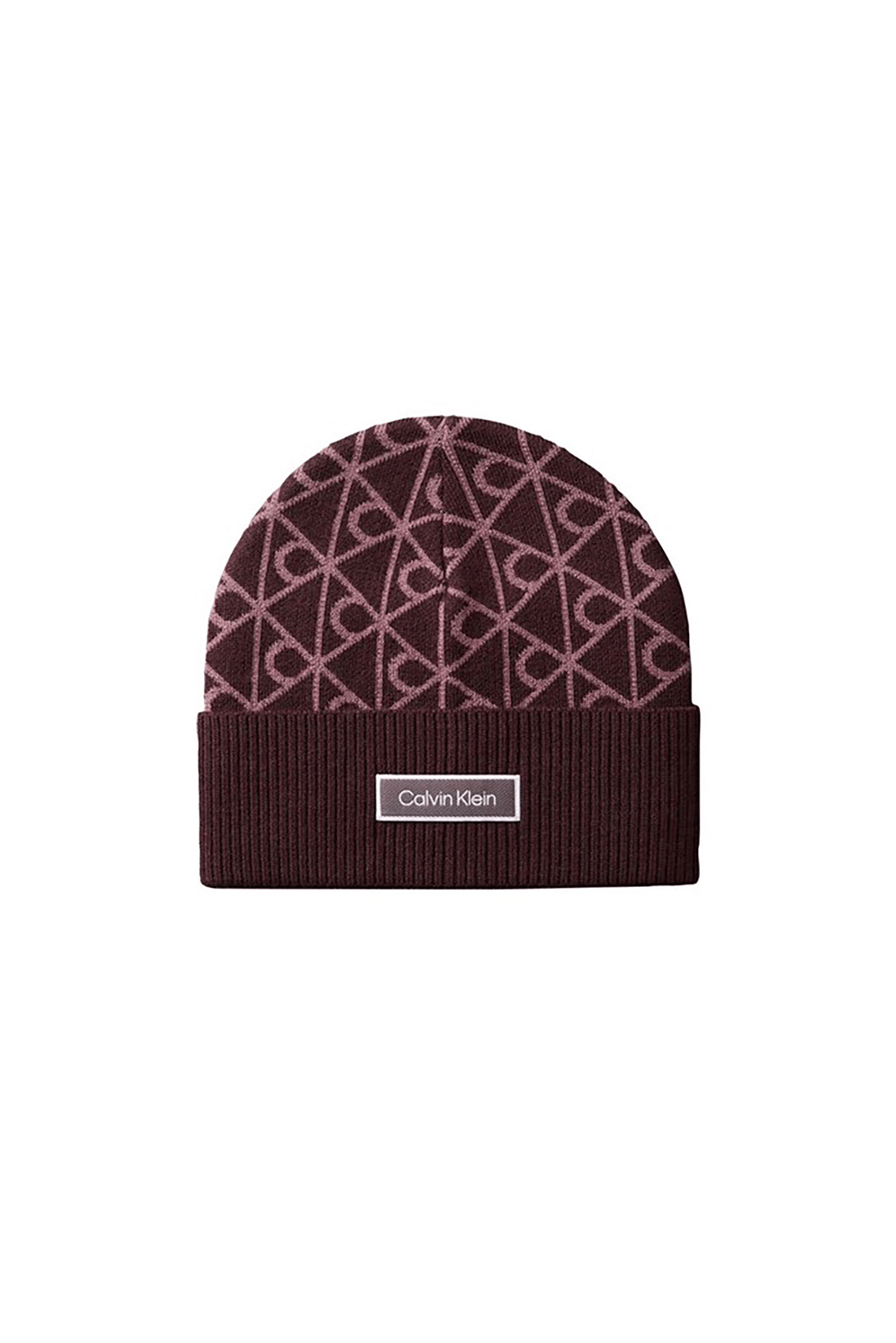 Calvin Klein Aop Jcq﻿ Wool Beanie Kadın Bere Siyah