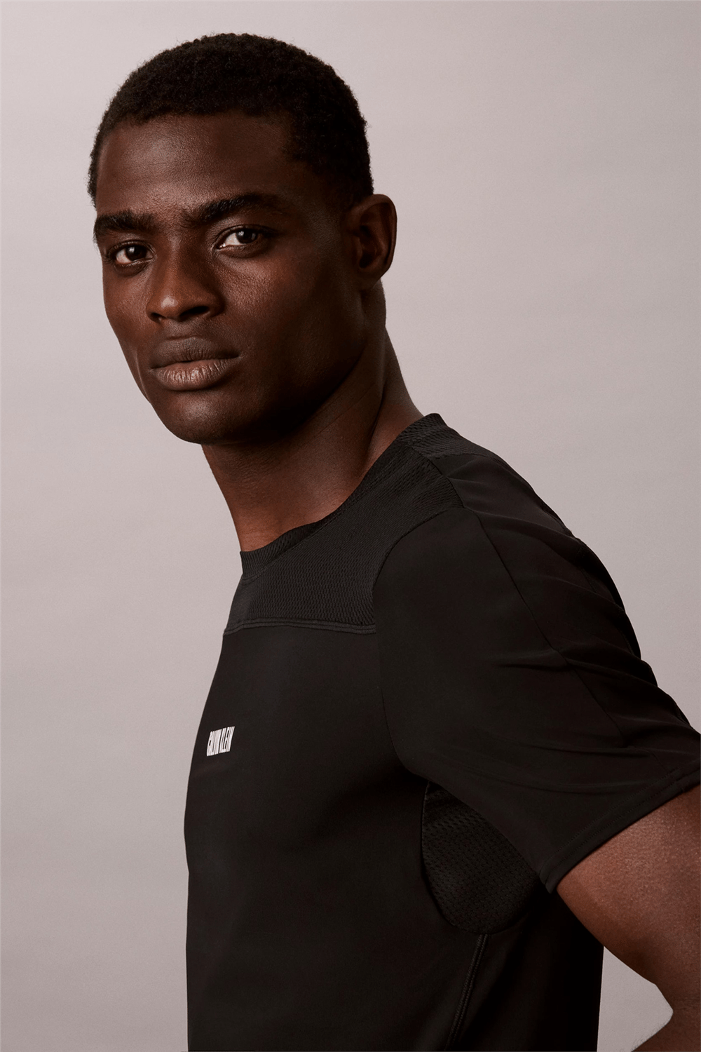 Calvin Klein Baselayer Tee Erkek Bisiklet Yaka T-Shirt Siyah