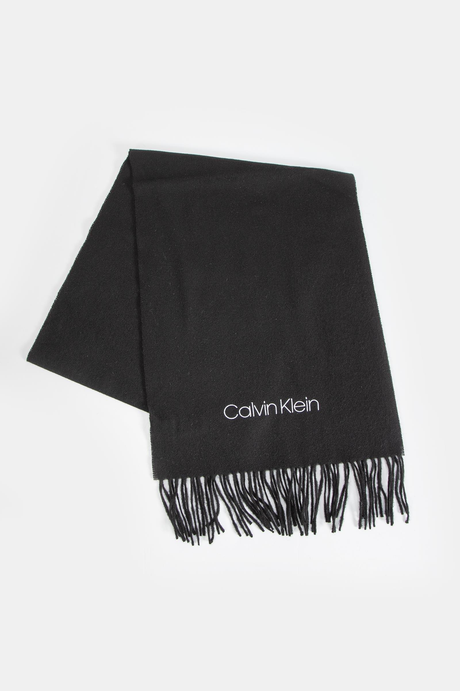 Calvin Klein Basic Wool Woven Scarf 35X180Cm Erkek Atkı
