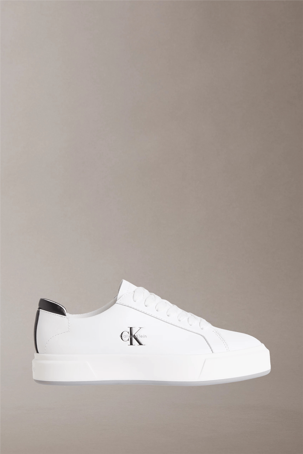 Calvin Klein Basket Cupsole Laceup Lth Ml Erkek Sneaker Beyaz