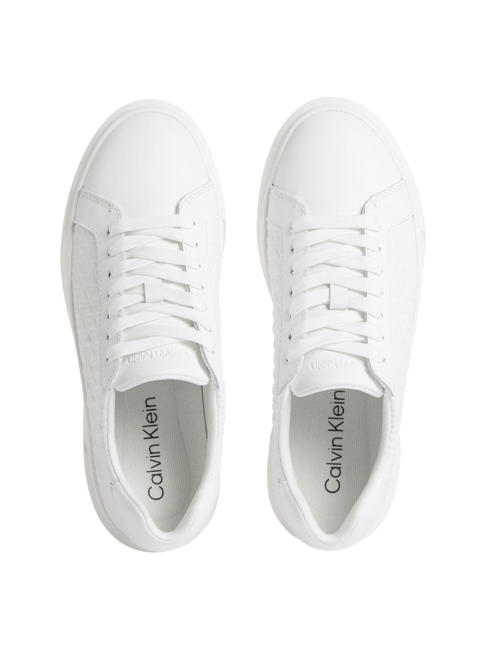 Calvin Klein Basket Lace Up Lth Aop Kadın Sneaker