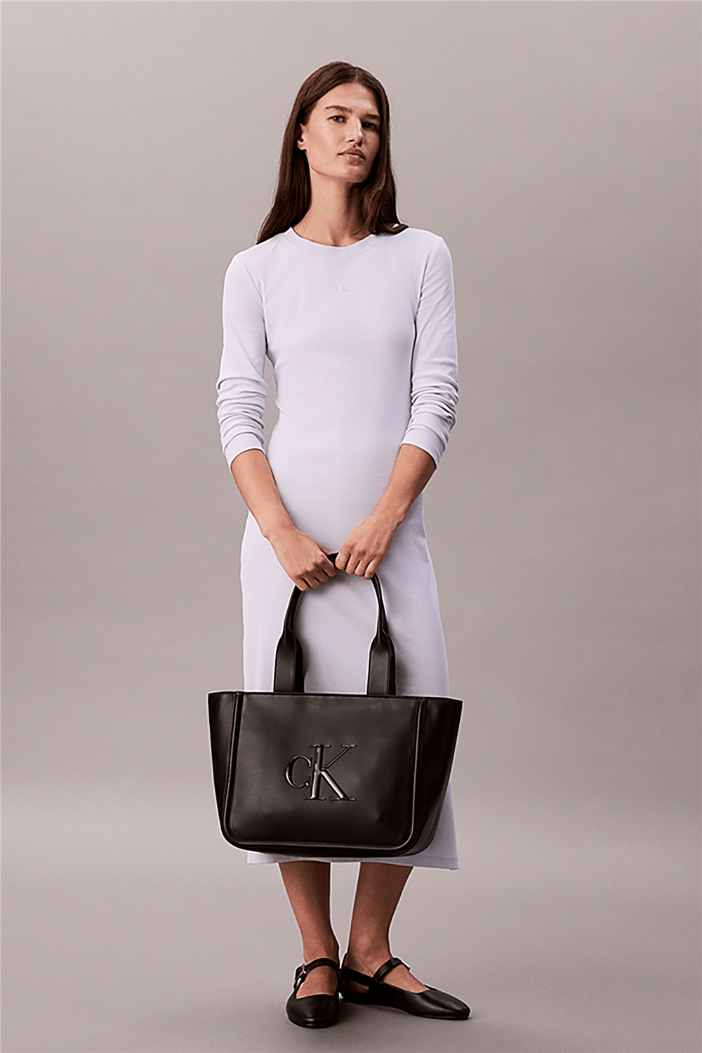 Calvin Klein Bold CK Medium Tote Kadın Omuz Çantası