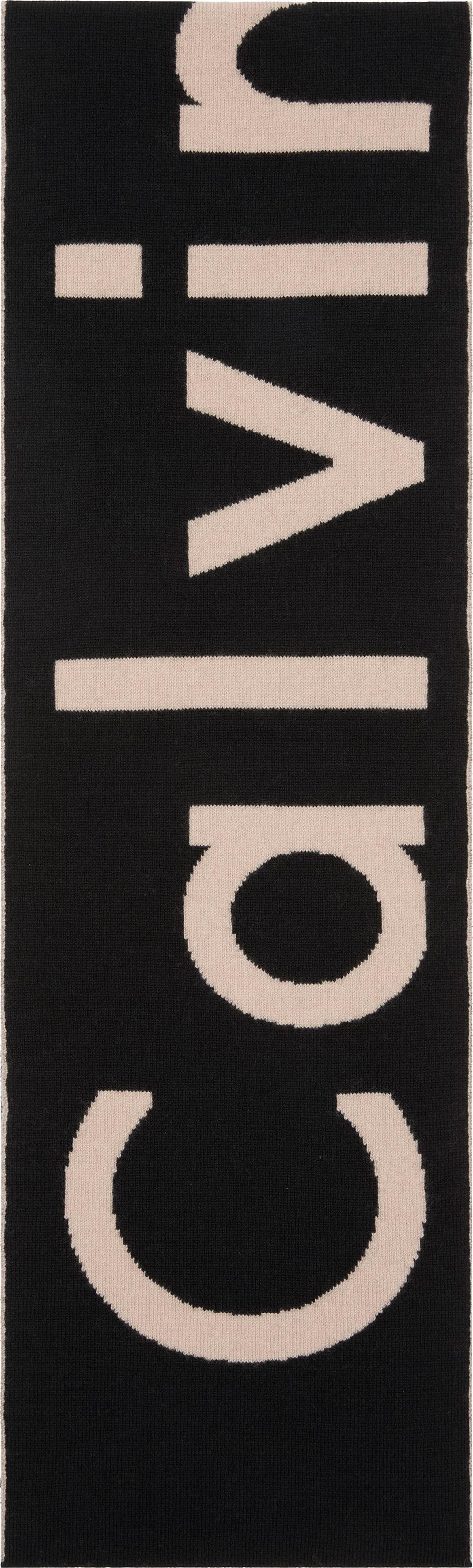 Calvin Klein Bold Logo 2-Tone Wool Hw Erkek Atkı