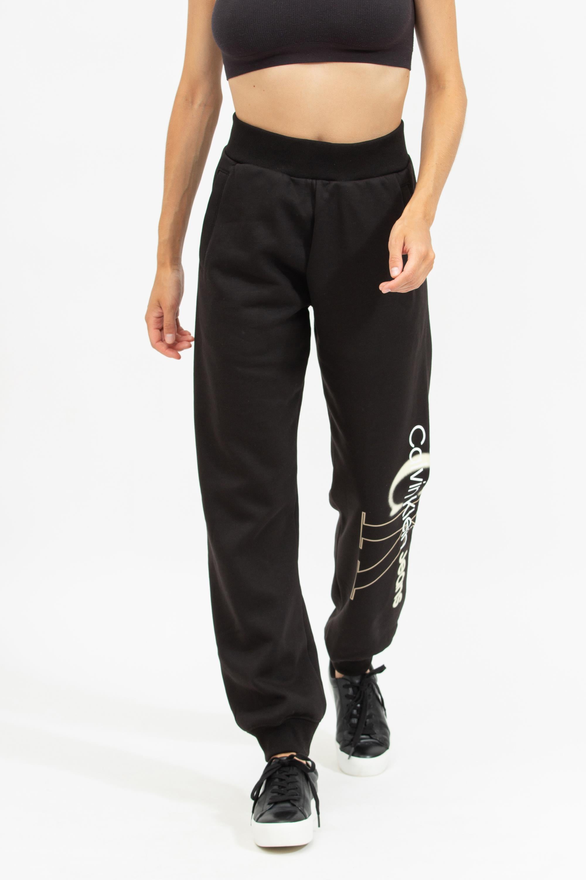 Calvin Klein Bold Monologo Cuffed Kadın Eşofman Altı