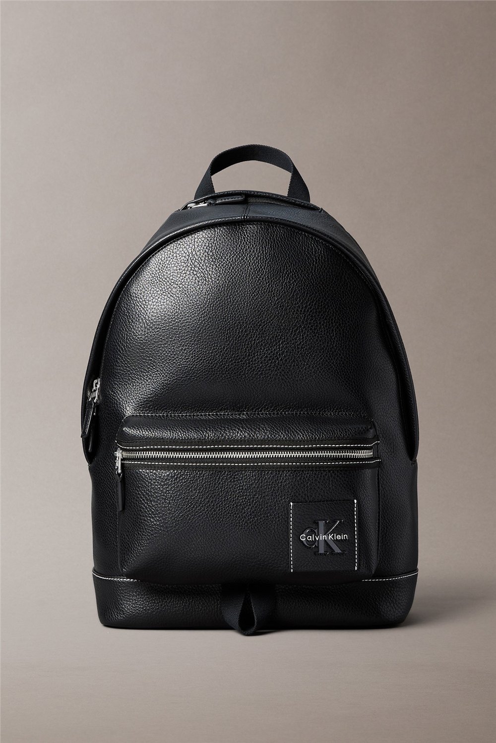 Calvin Klein Bold Pebble Round Backpack Erkek Sırt Çantası Siyah