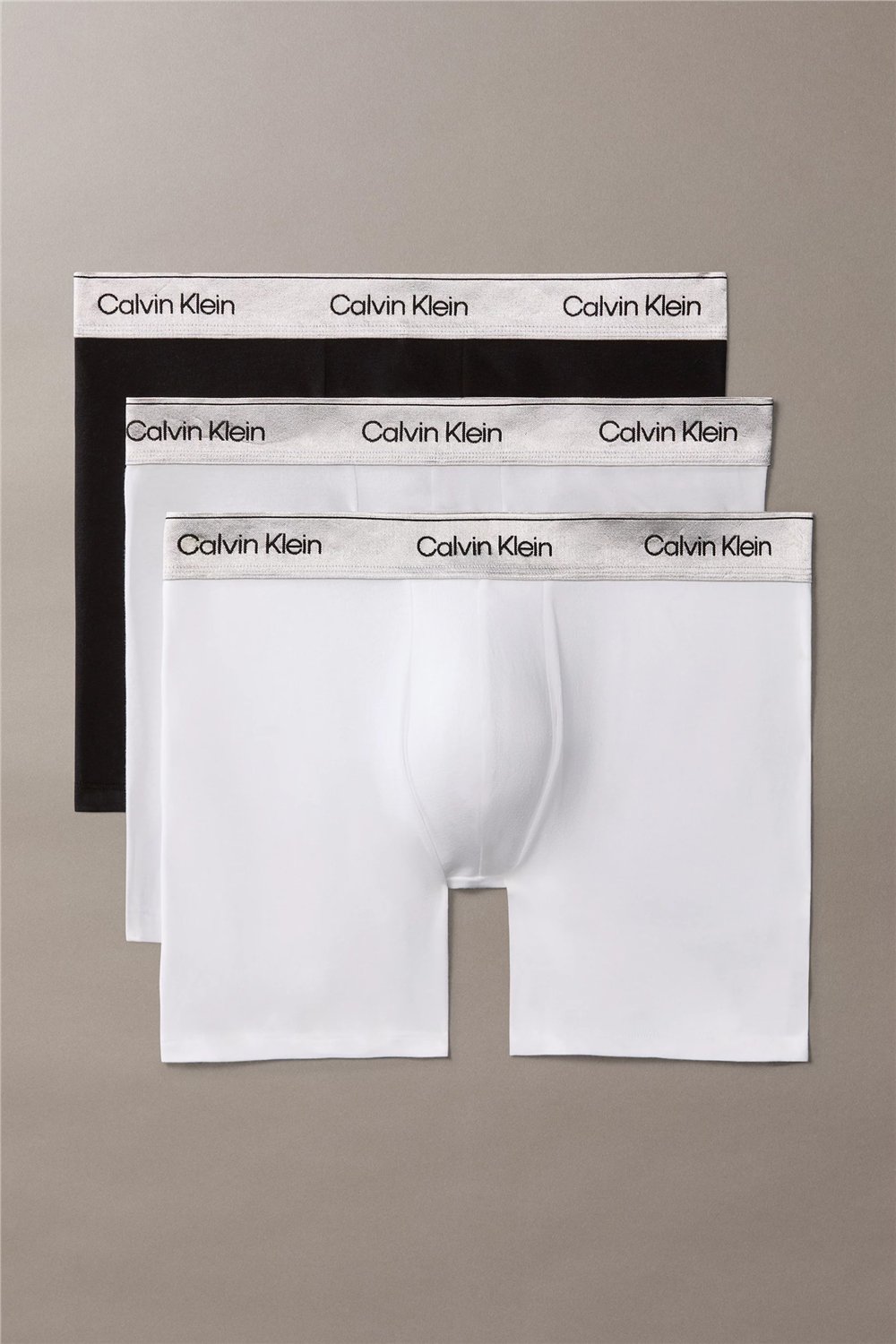 Calvin Klein Boxer Brief 3Pk Erkek 3lü Boxer Gri