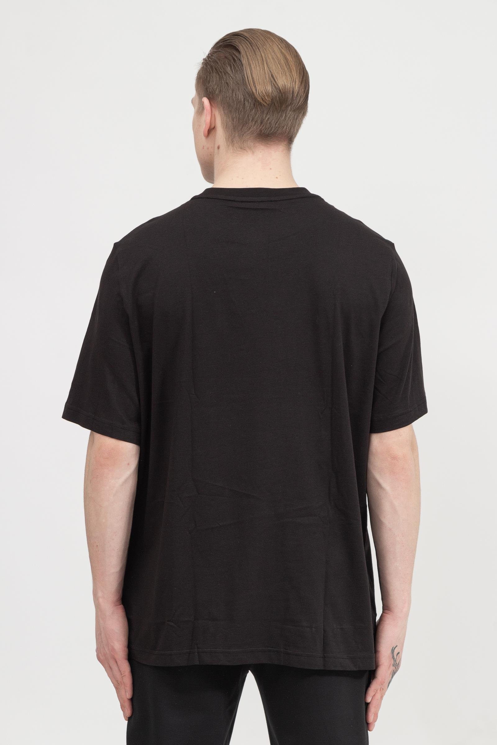 Calvin Klein Bt-Raised Striped Logo Erkek Bisiklet Yaka T-Shirt
