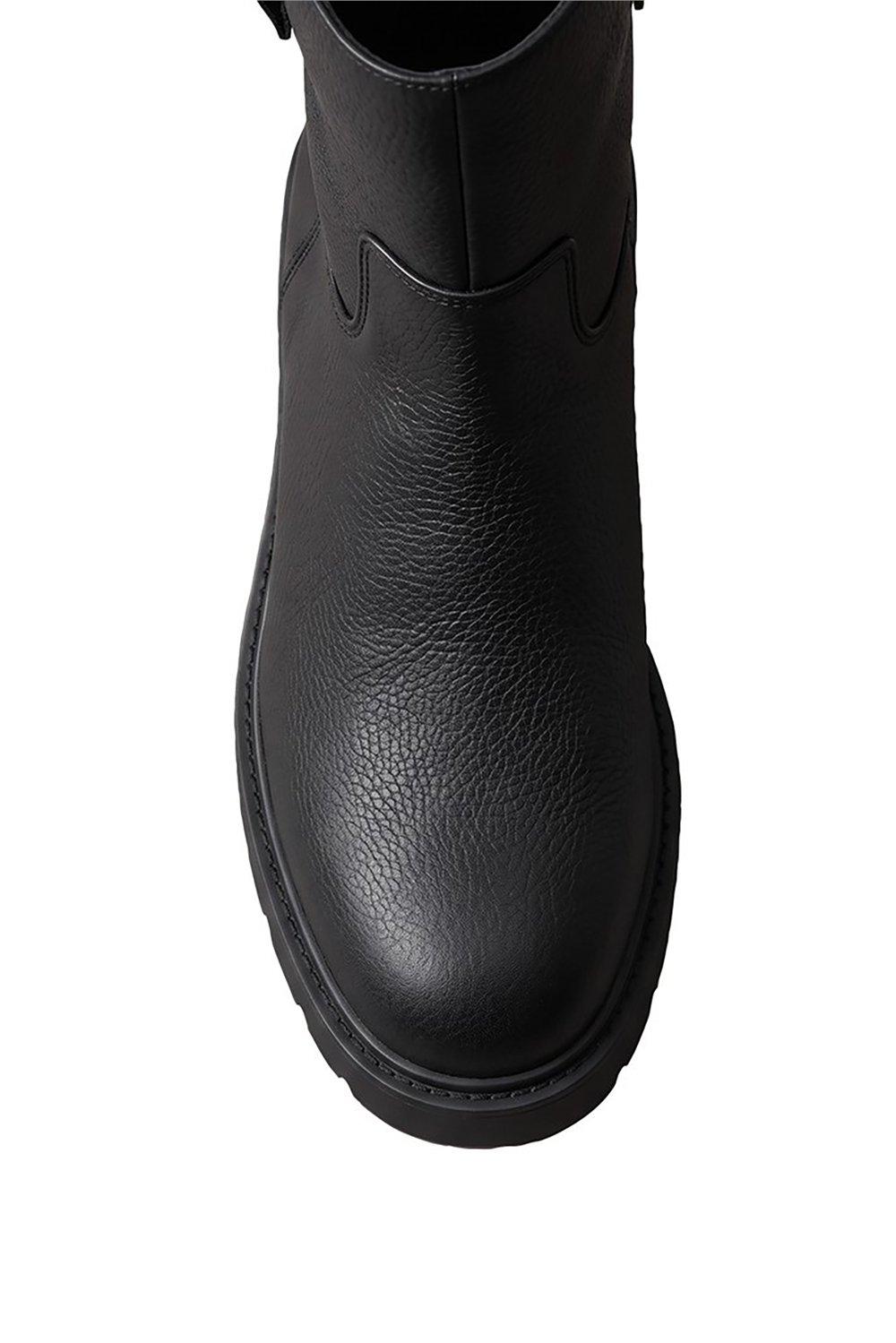 Calvin Klein Chunky Ankle Boot Lth Hdw Kadın Bot Siyah
