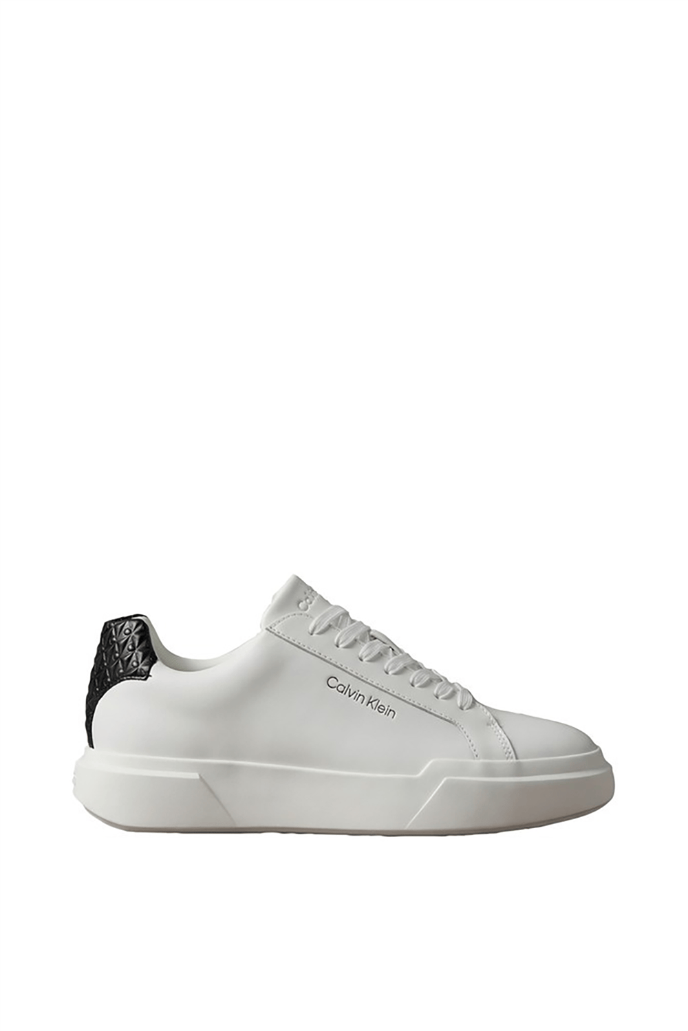 Calvin Klein Chunky Cups Laceup Lth Aop Bt Erkek Sneaker Beyaz