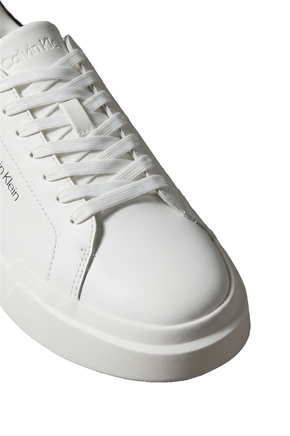 Calvin Klein Chunky Cups Laceup Lth Aop Bt Erkek Sneaker Beyaz