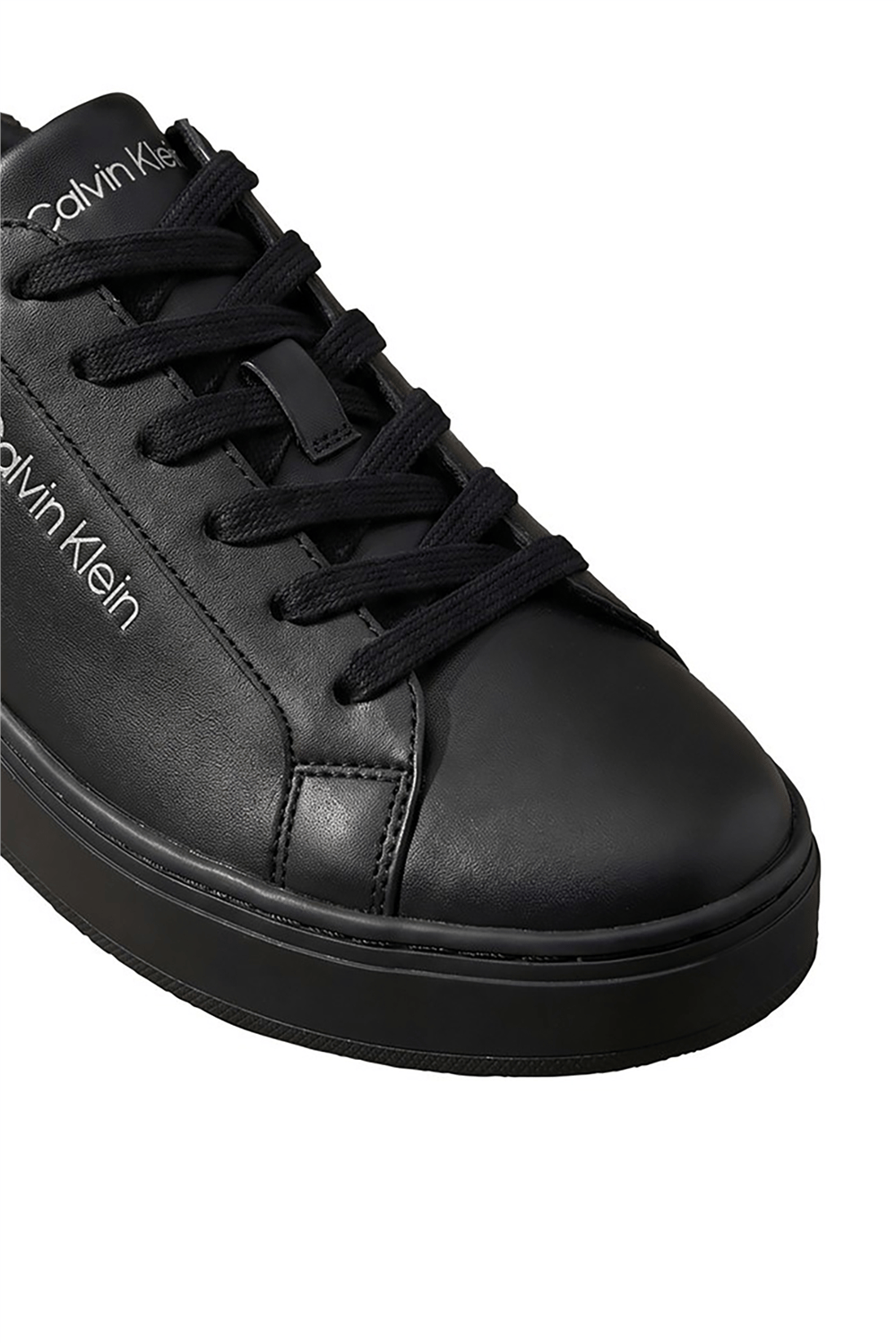 Calvin Klein Chunky Cups Laceup Lth Aop Bt Erkek Sneaker Siyah