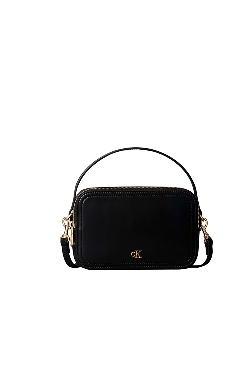 Calvin Klein Ck Hardware Camera Bag Kadın Mini Omuz Çantası Siyah