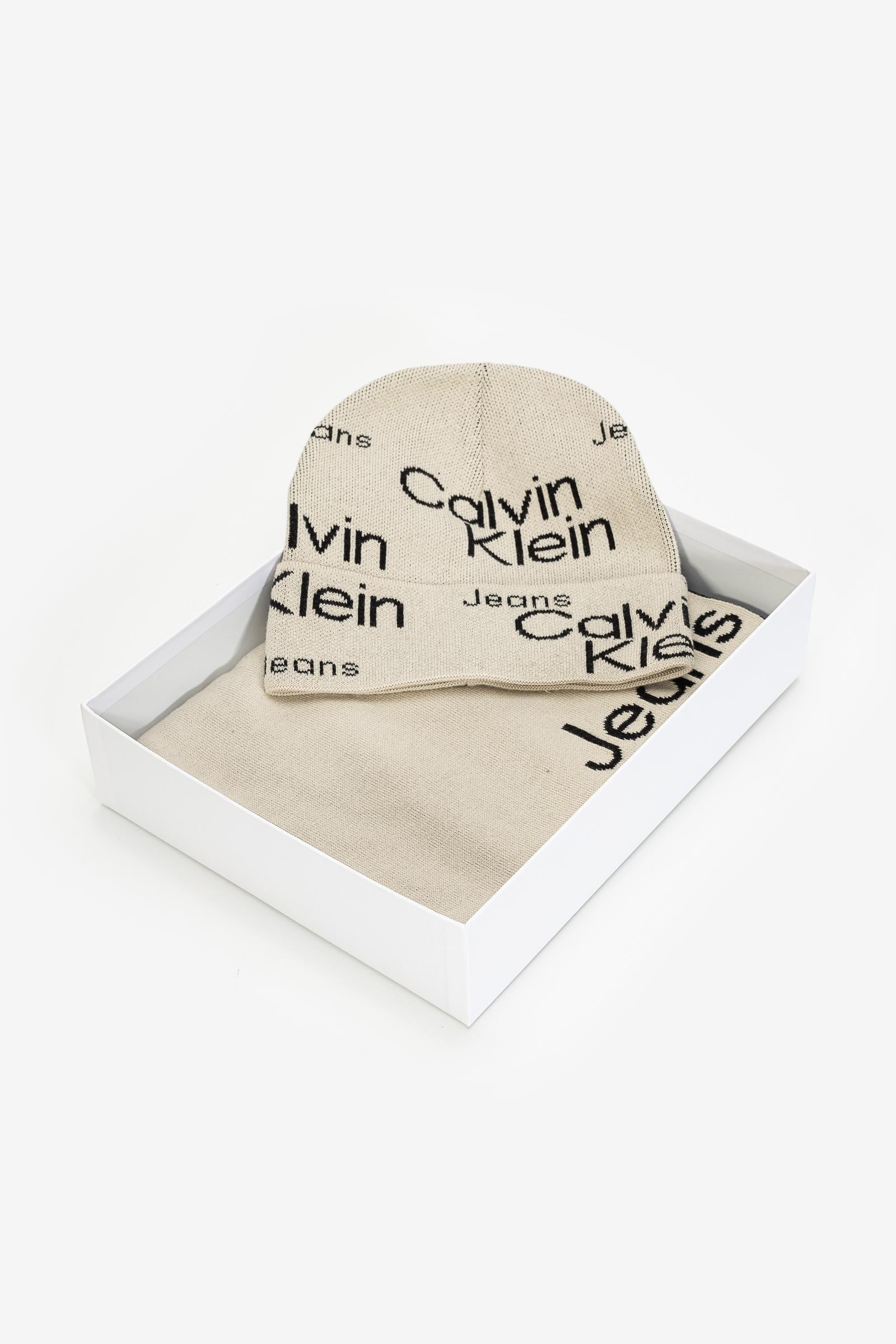 Calvin Klein Ckj Softs Erkek Atkı+Bere