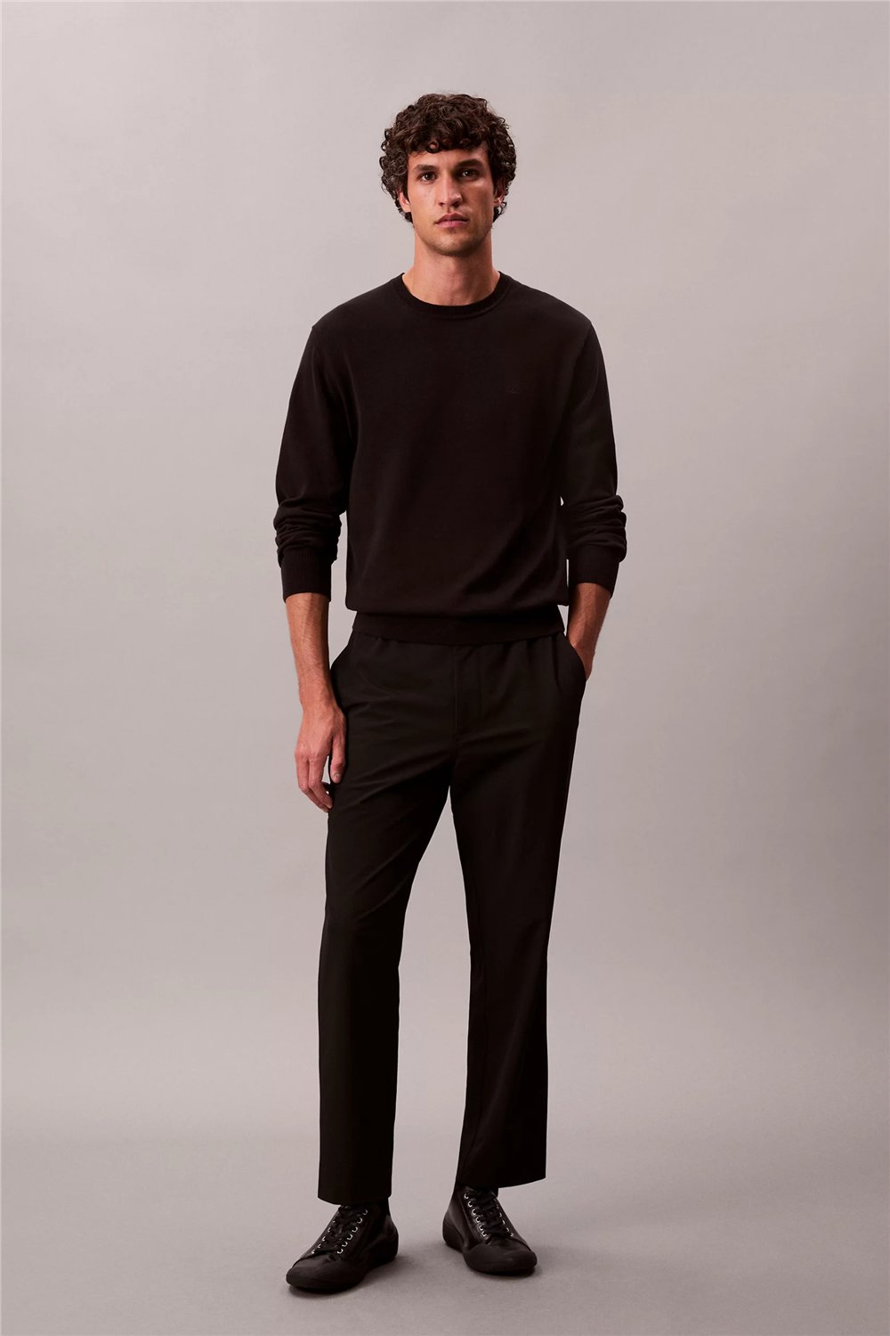Calvin Klein Classic Tech Elastic Erkek Jogger Pantolon Siyah