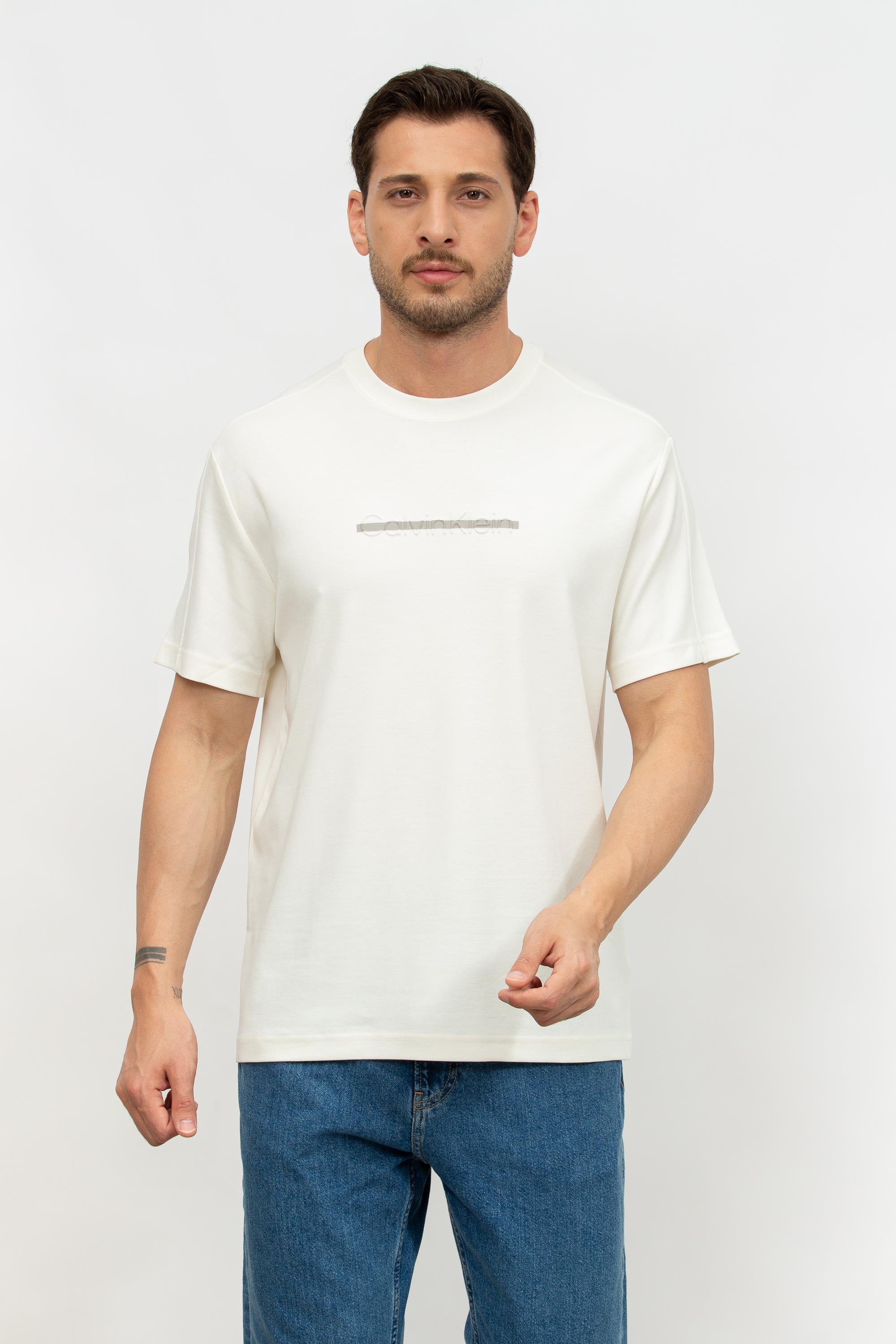 Calvin Klein Color Erkek Bisiklet Yaka T-Shirt