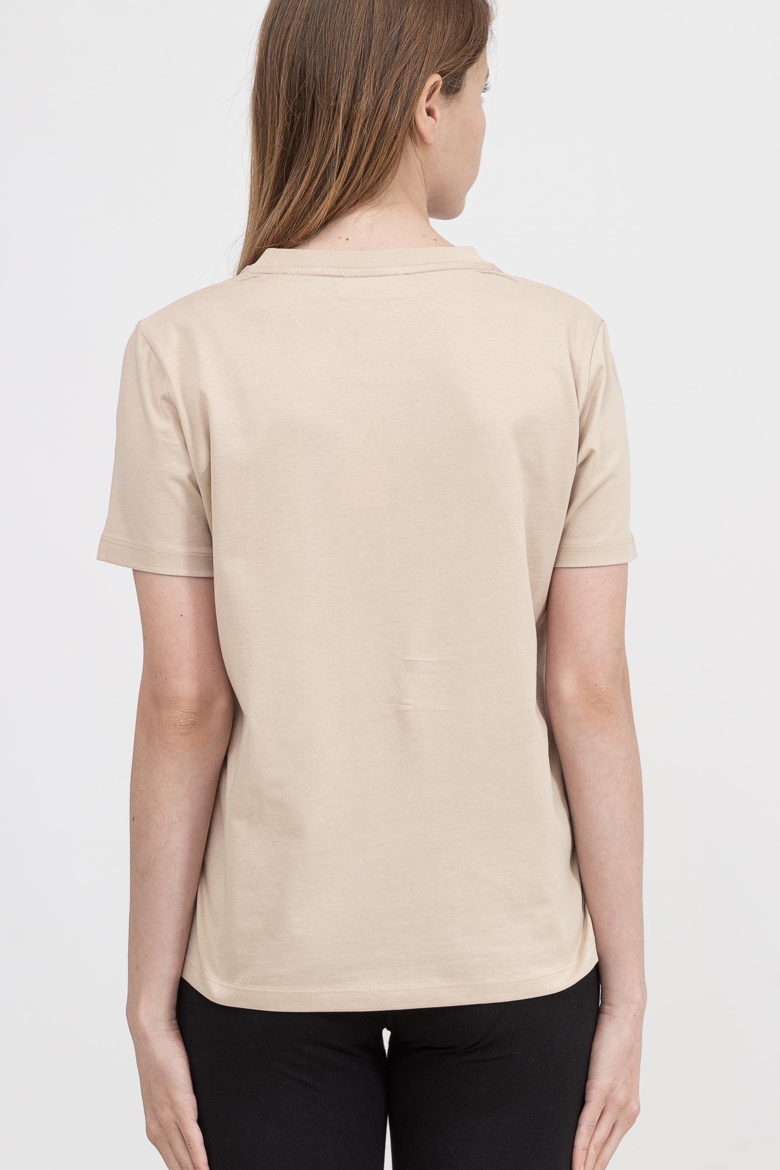 Calvin Klein Core Logo Kadın Bisiklet Yaka T-Shirt