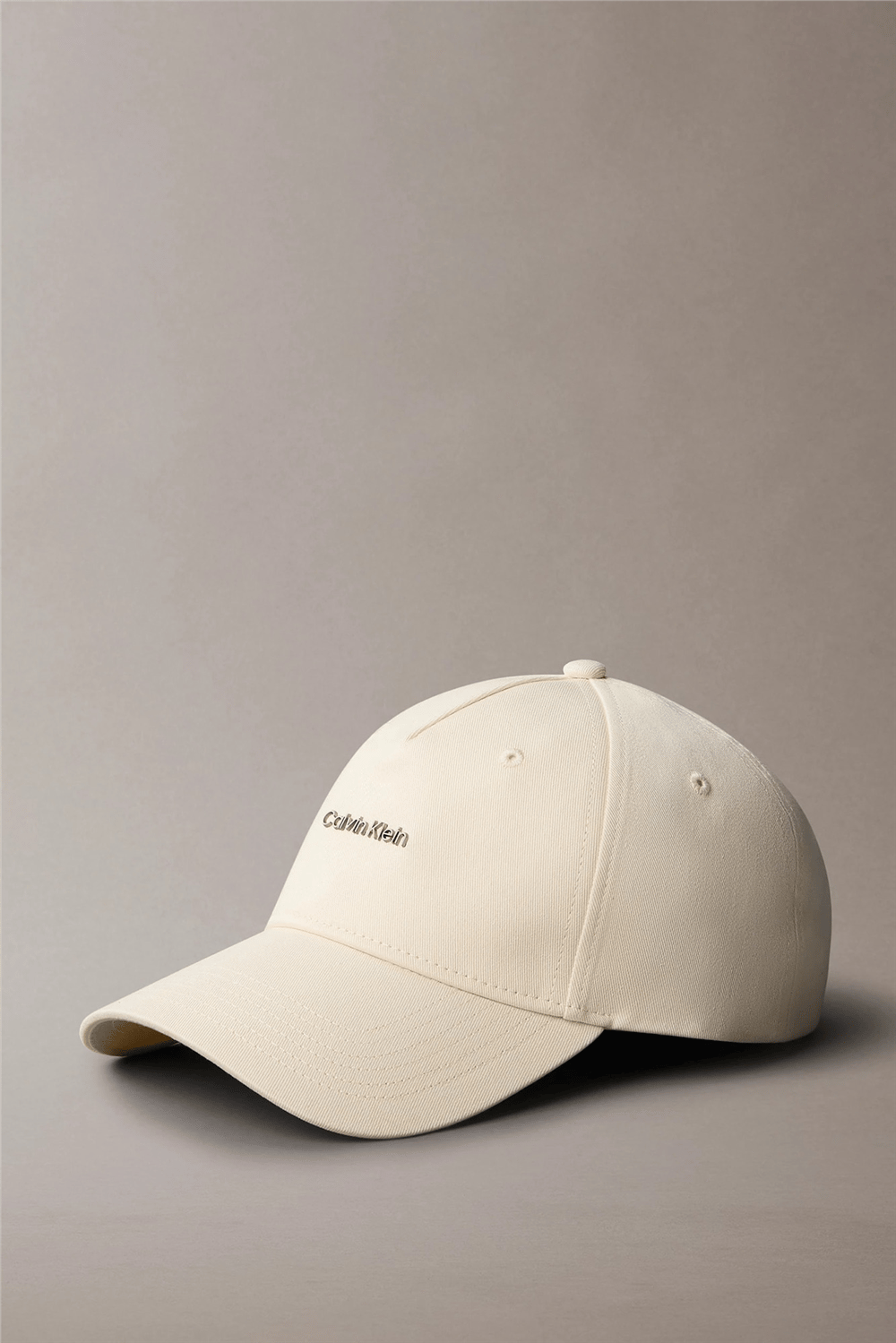 Calvin Klein Cotton Twill W/ Hw Cap Kadın Baseball Şapka Beyaz