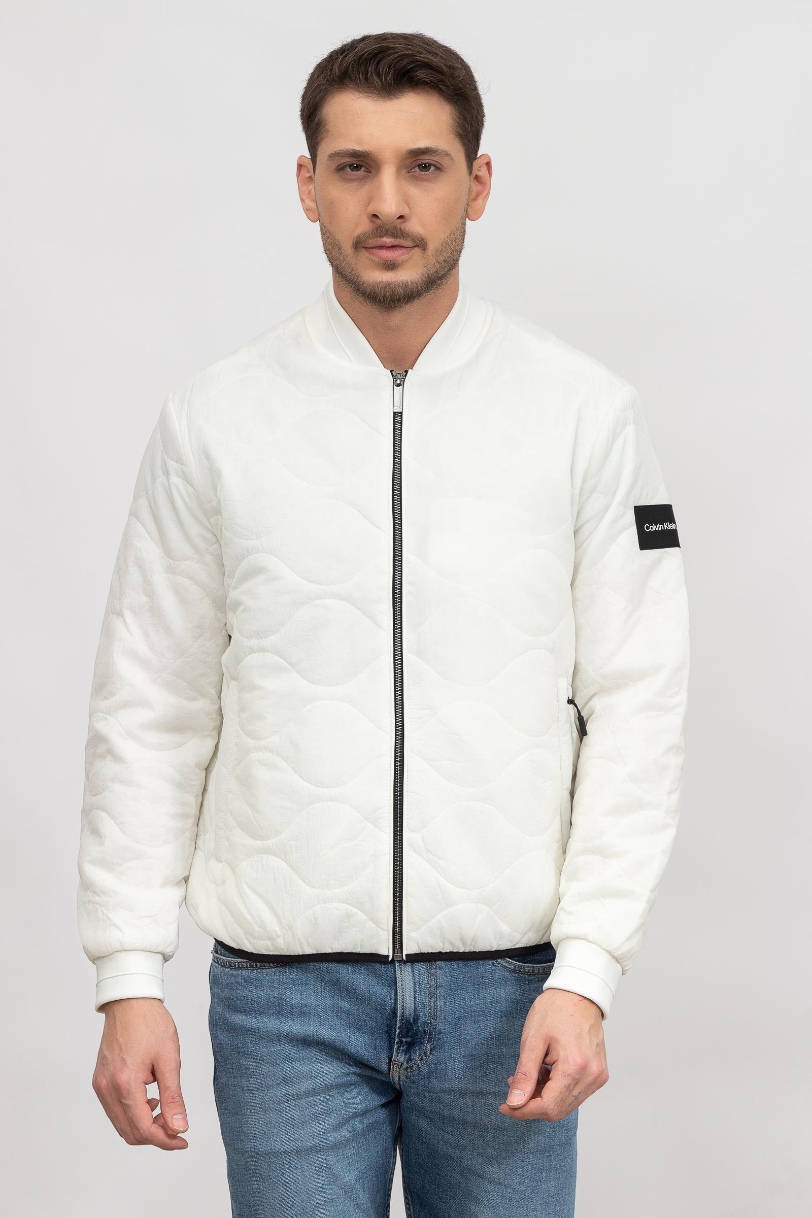 Calvin Klein Crinkle Onion Quilt Bomber Erkek Mont