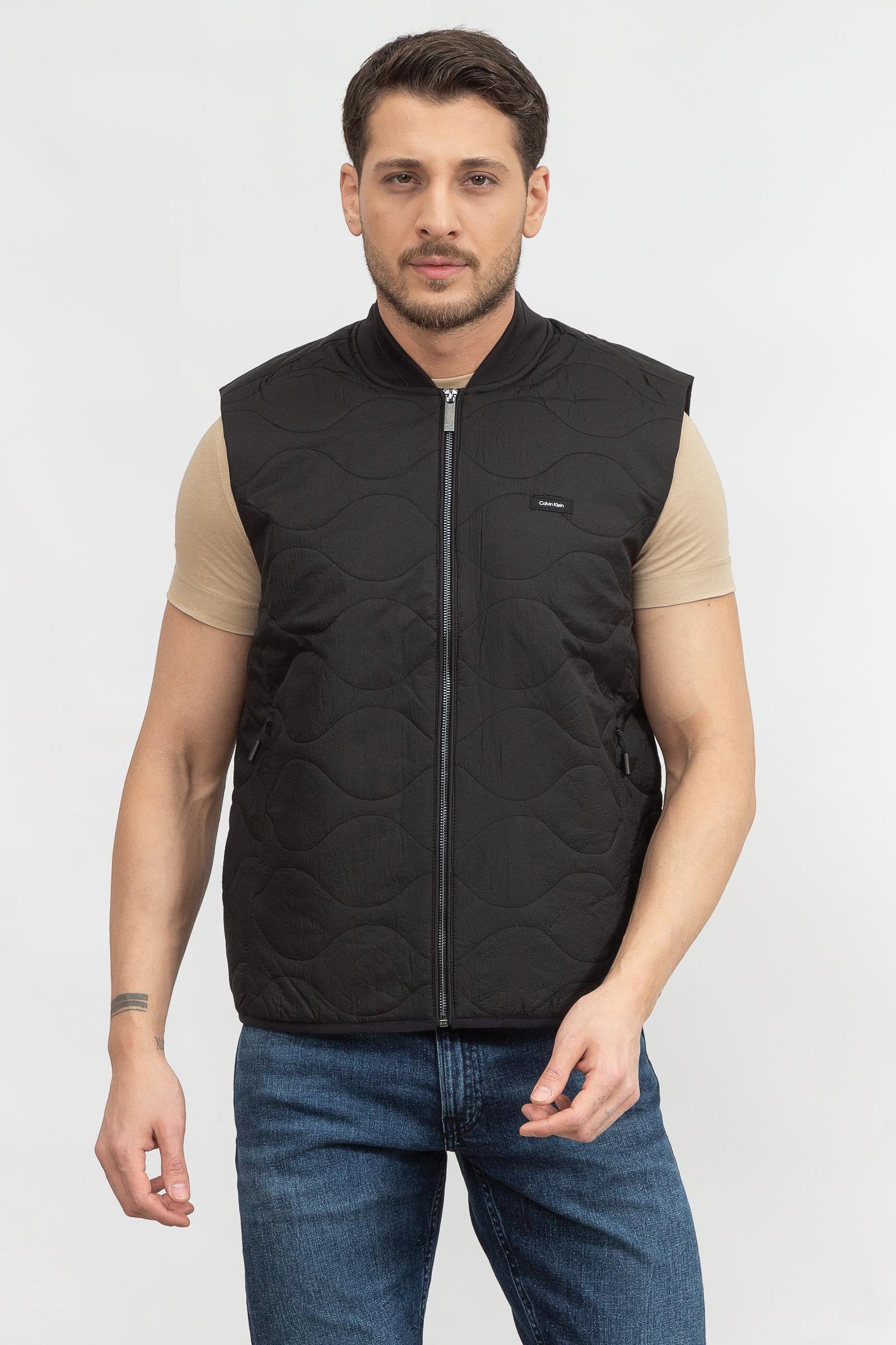 Calvin Klein Crinkle Onion Quilt Vest Erkek Mont