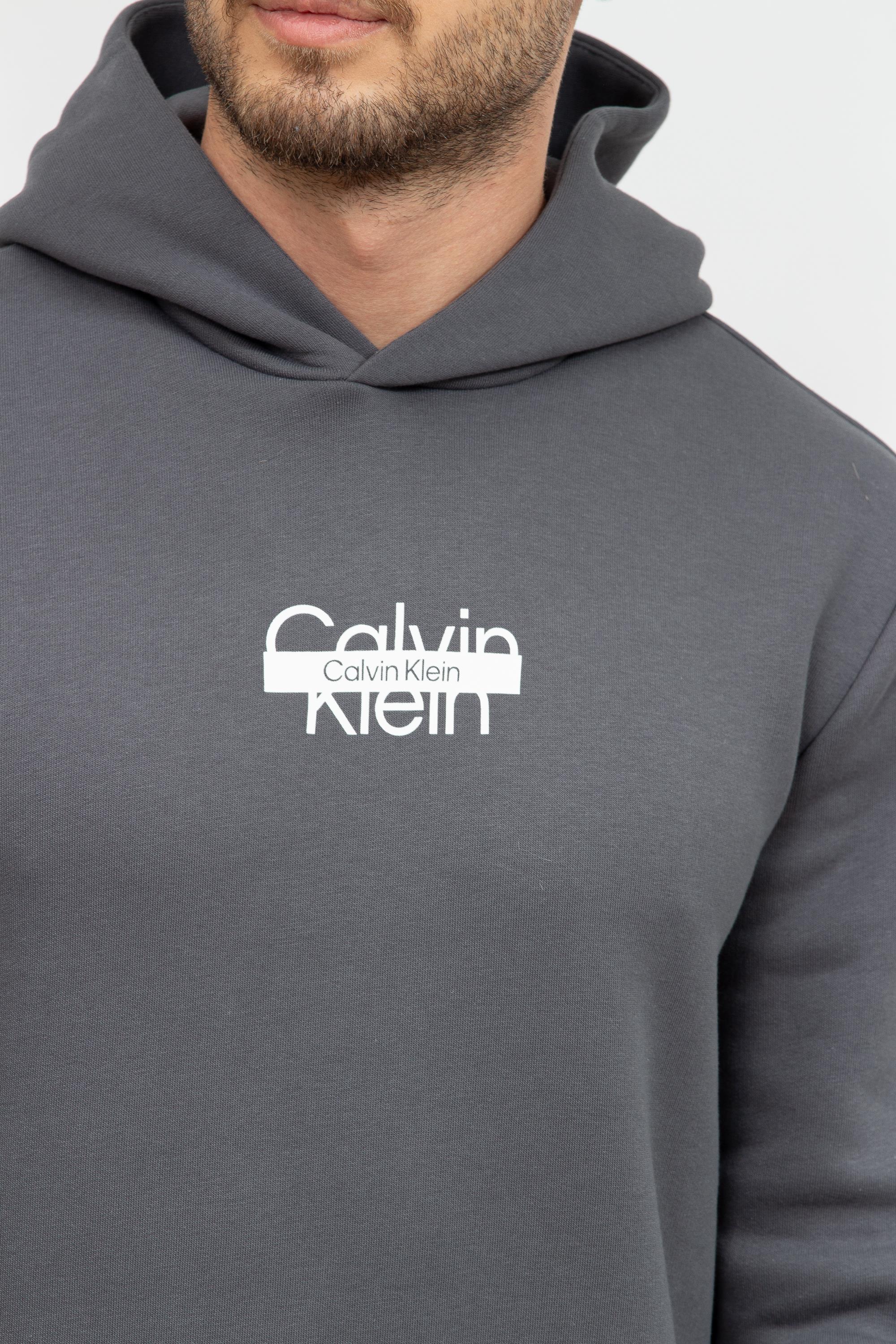 Calvin Klein Cut Through Erkek Kapüşonlu Sweatshirt