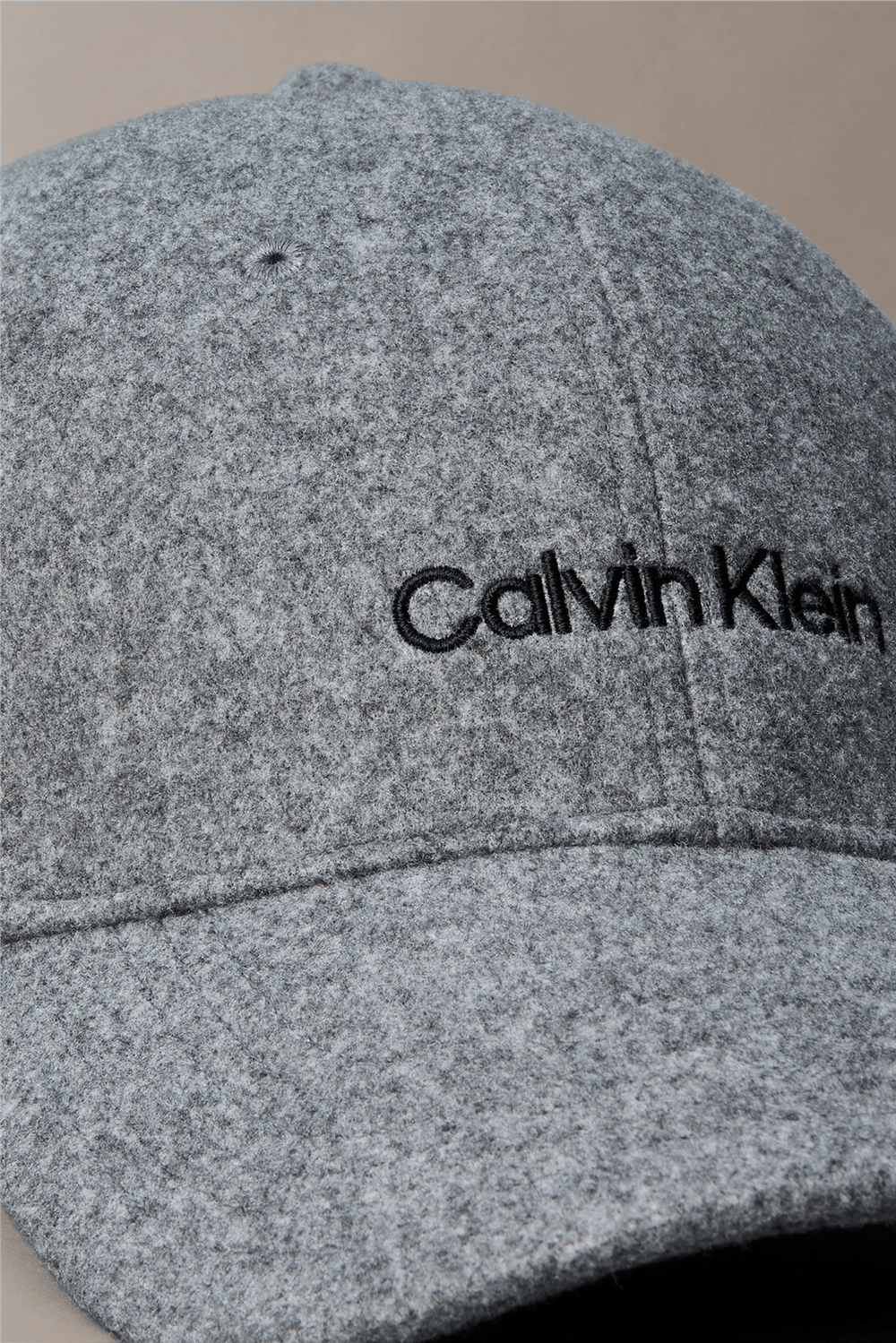Calvin Klein Emb Titlecase Logo Felt Cap Erkek Baseball Şapka Gri