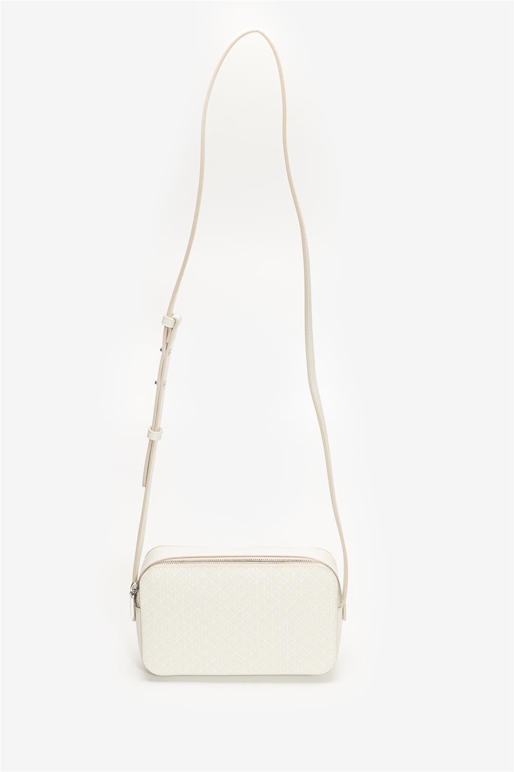 Calvin Klein Emblem Aop Elongated Kadın Mini Omuz Çantası