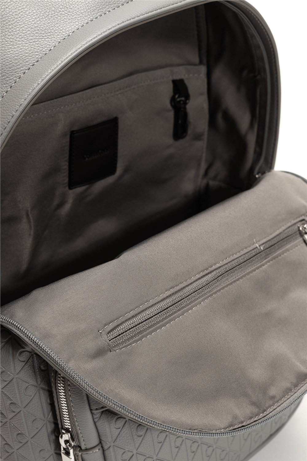 Calvin Klein Emblem Aop Emboss Round Backpack Erkek Sırt Çantası