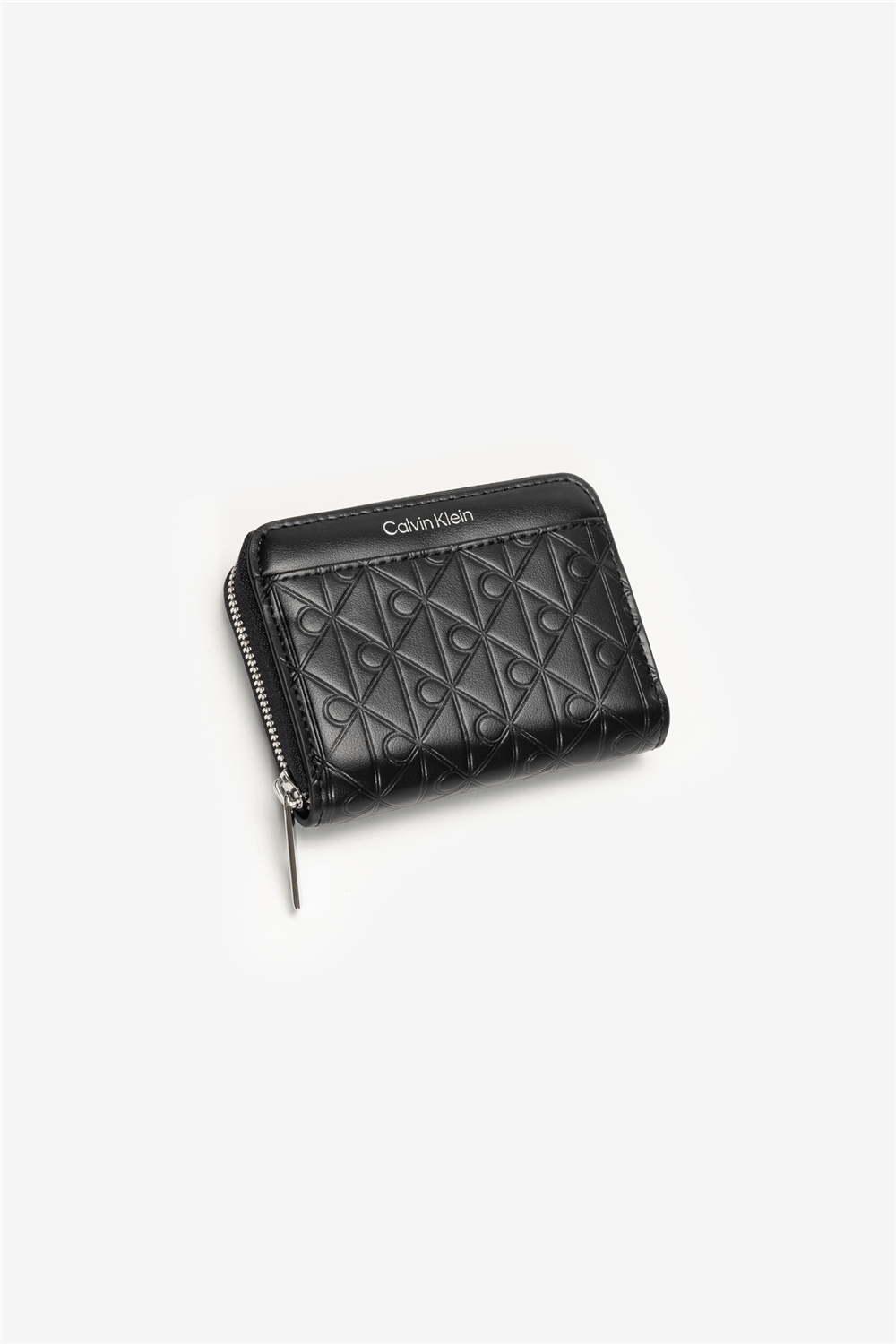 Calvin Klein Emblem Aop Embossed Zip Around Kadın Cüzdan
