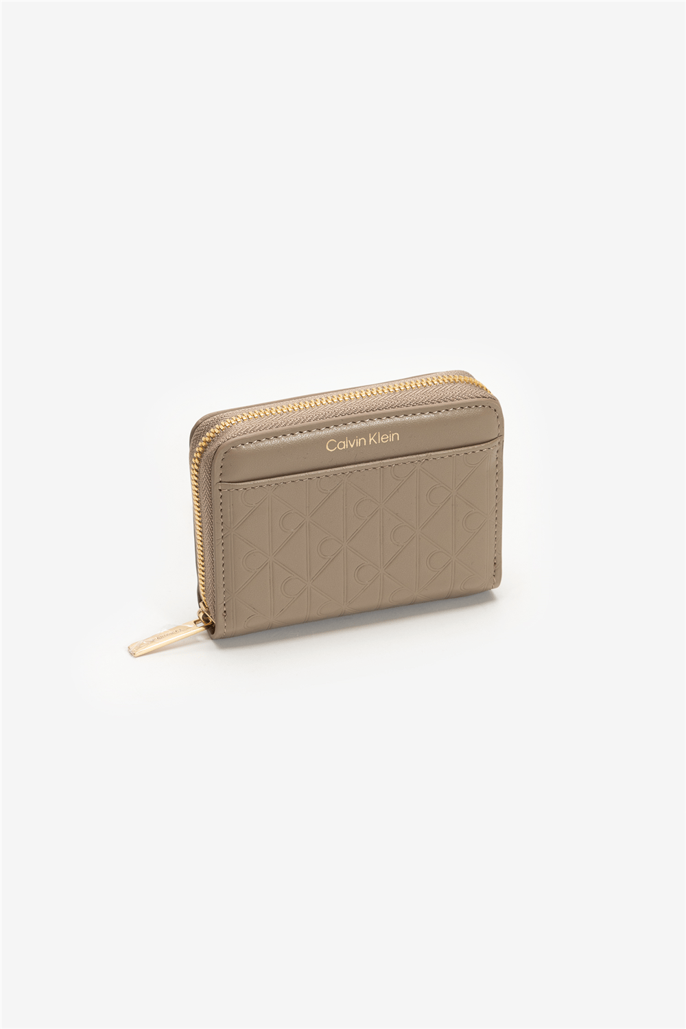 Calvin Klein Emblem Aop Embossed Zip Around Kadın Cüzdan