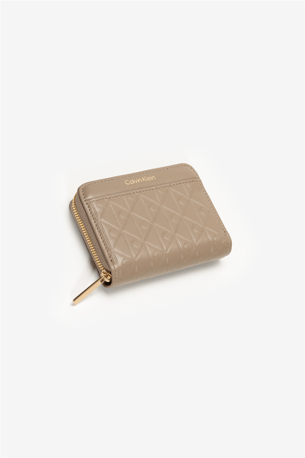 Calvin Klein Emblem Aop Embossed Zip Around Kadın Cüzdan