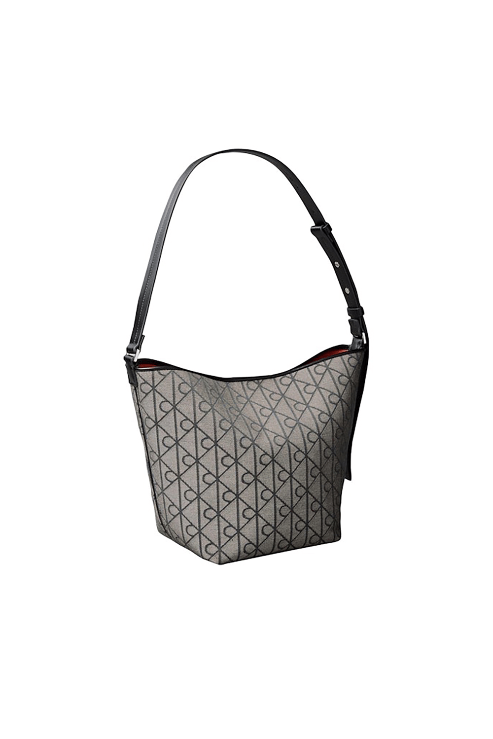 Calvin Klein Emblem Aop Jacquard Bucket Kadın Omuz Çantası Yeşil
