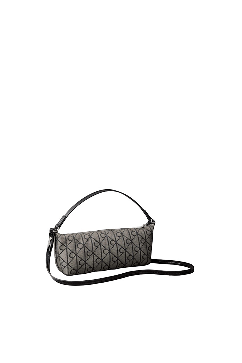 Calvin Klein Emblem Aop Jacquard Conv Bag Kadın Omuz Çantası Yeşil