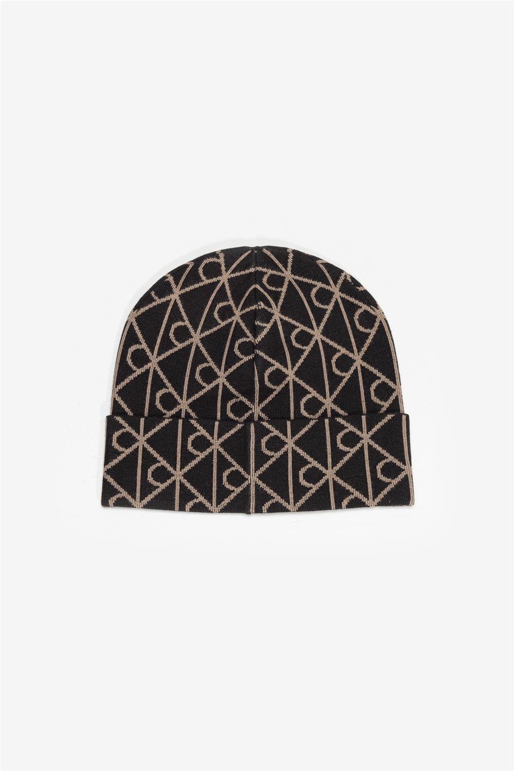 Calvin Klein Emblem Aop Jcq Fine Rib Erkek Bere
