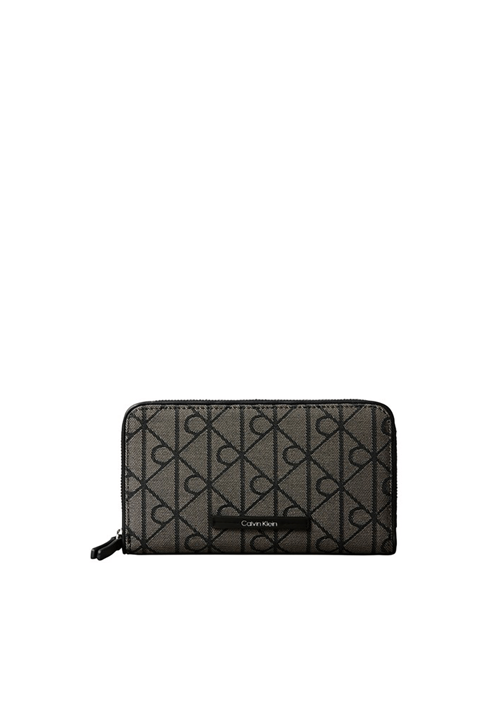 Calvin Klein Emblem Aop Jcqrd Passport Wallet Kadın Cüzdan Yeşil