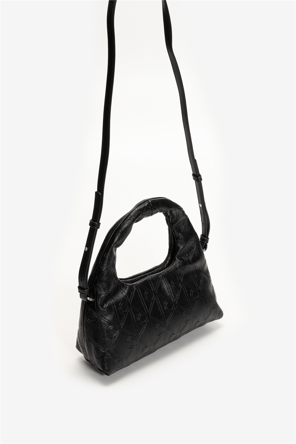 Calvin Klein Emblem Aop Puffer Bag With Strap Kadın Mini Omuz Çantası